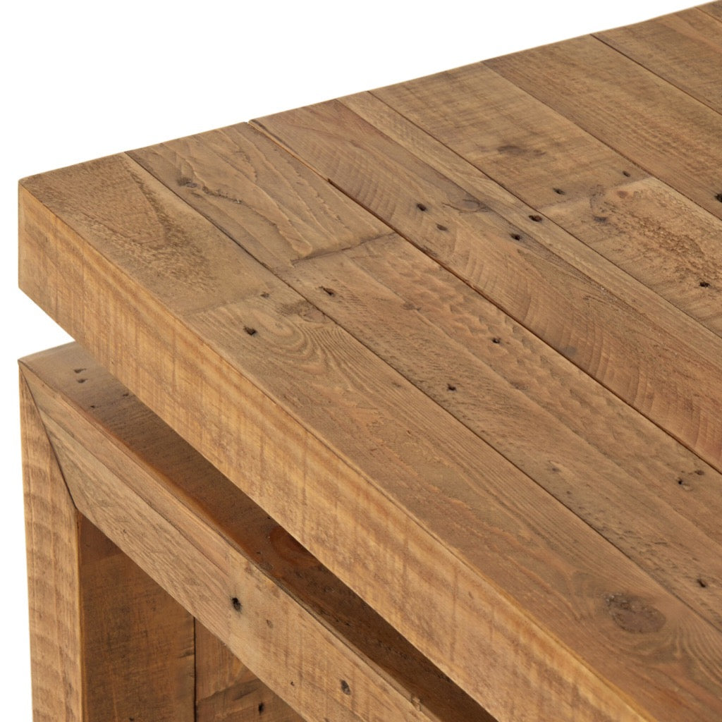 Matthes Large Console Table - Sierra Rustic Natural Wood Entryway Table for Hallway, Living Room & Farmhouse Decor