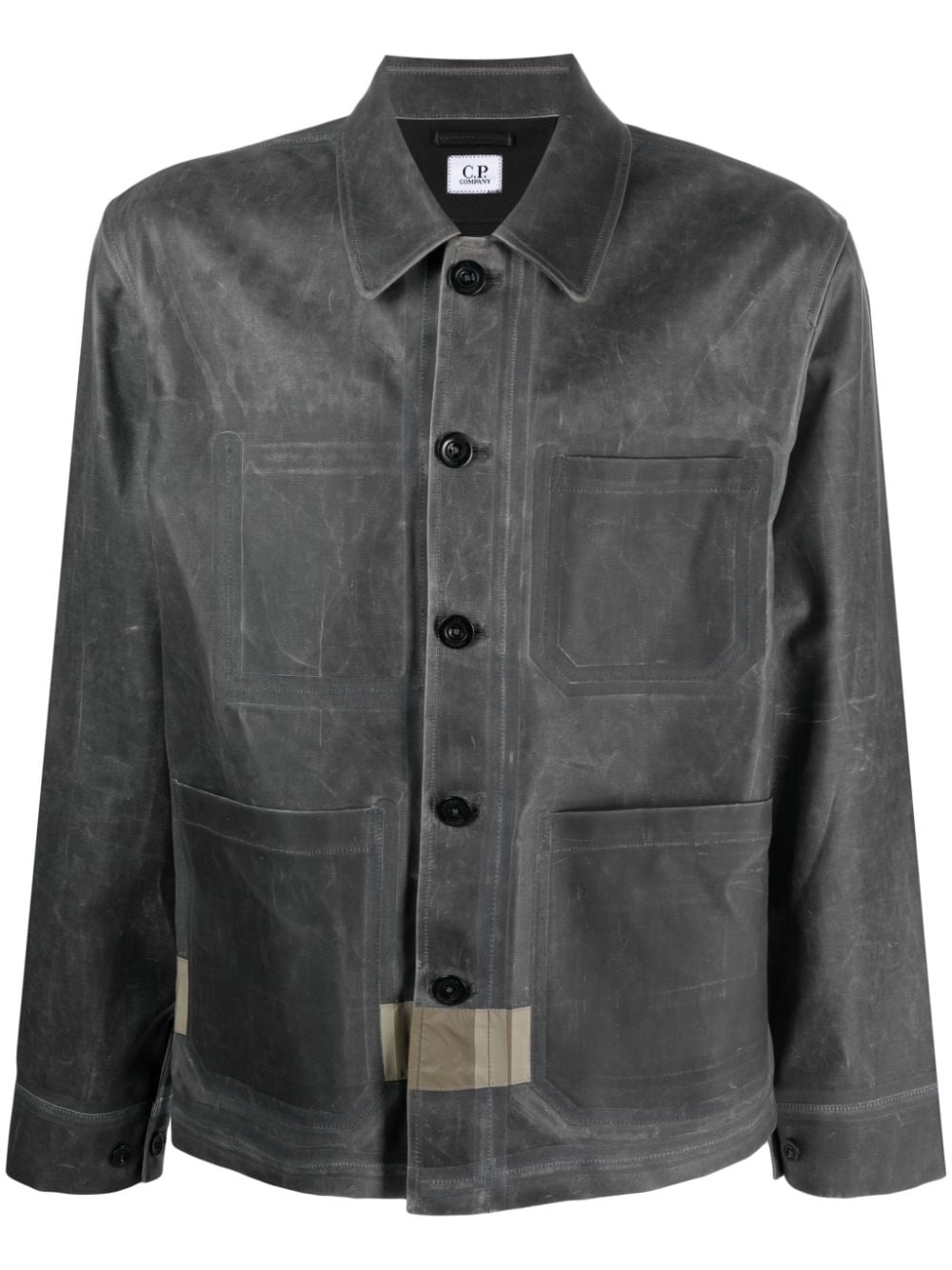 C.P. Company Men's Black Jacket - Lightweight Waterproof Windbreaker for Urban Commuting & Outdoor Activities