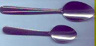 Dominion Demitasse Spoon with Oval Bowl - 4.75 Inches Long - Perfect for Espresso, Desserts & Tea Sets - Compare Size to Teaspoon (NRE 012021)