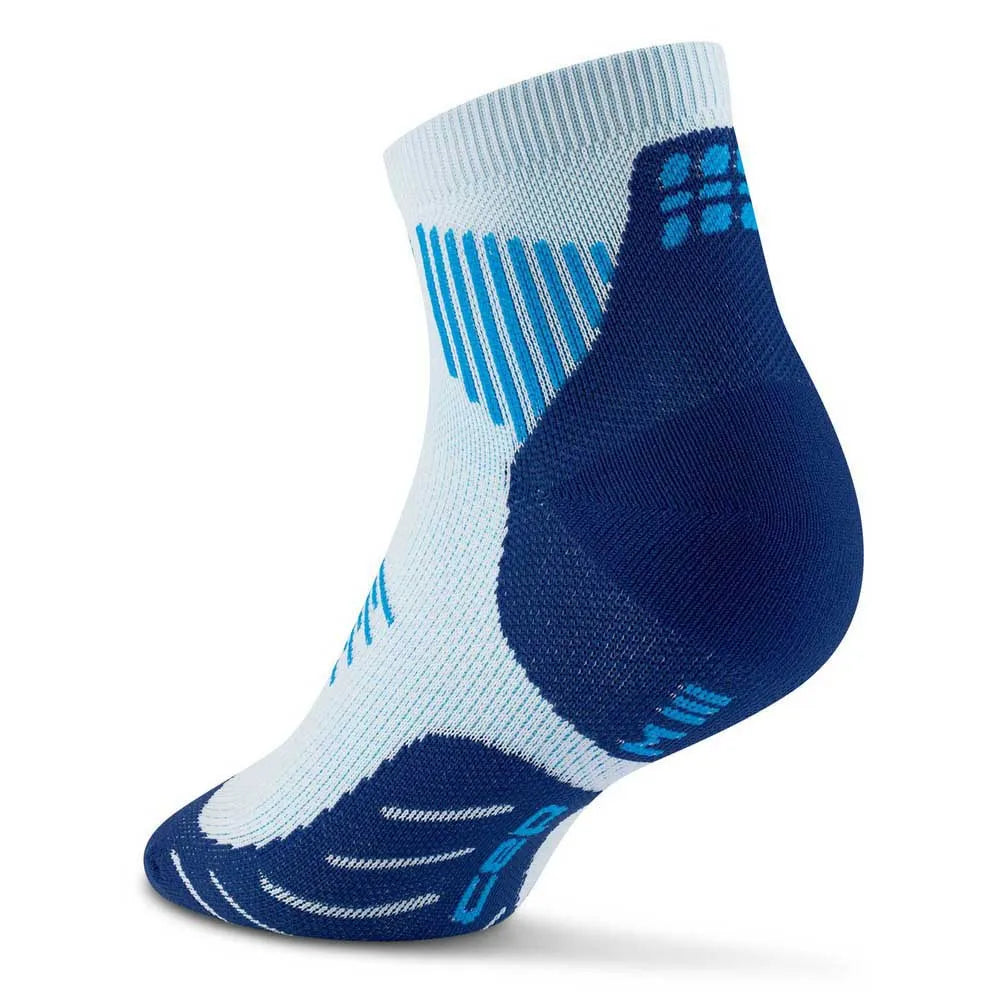 CEP Men's Run Socks Low Cut 5.0 - Performance Running Socks for Men with Compression Support, Breathable & Moisture-Wicking - Ideal for Marathon, Training & Daily Running (Ice Blue)