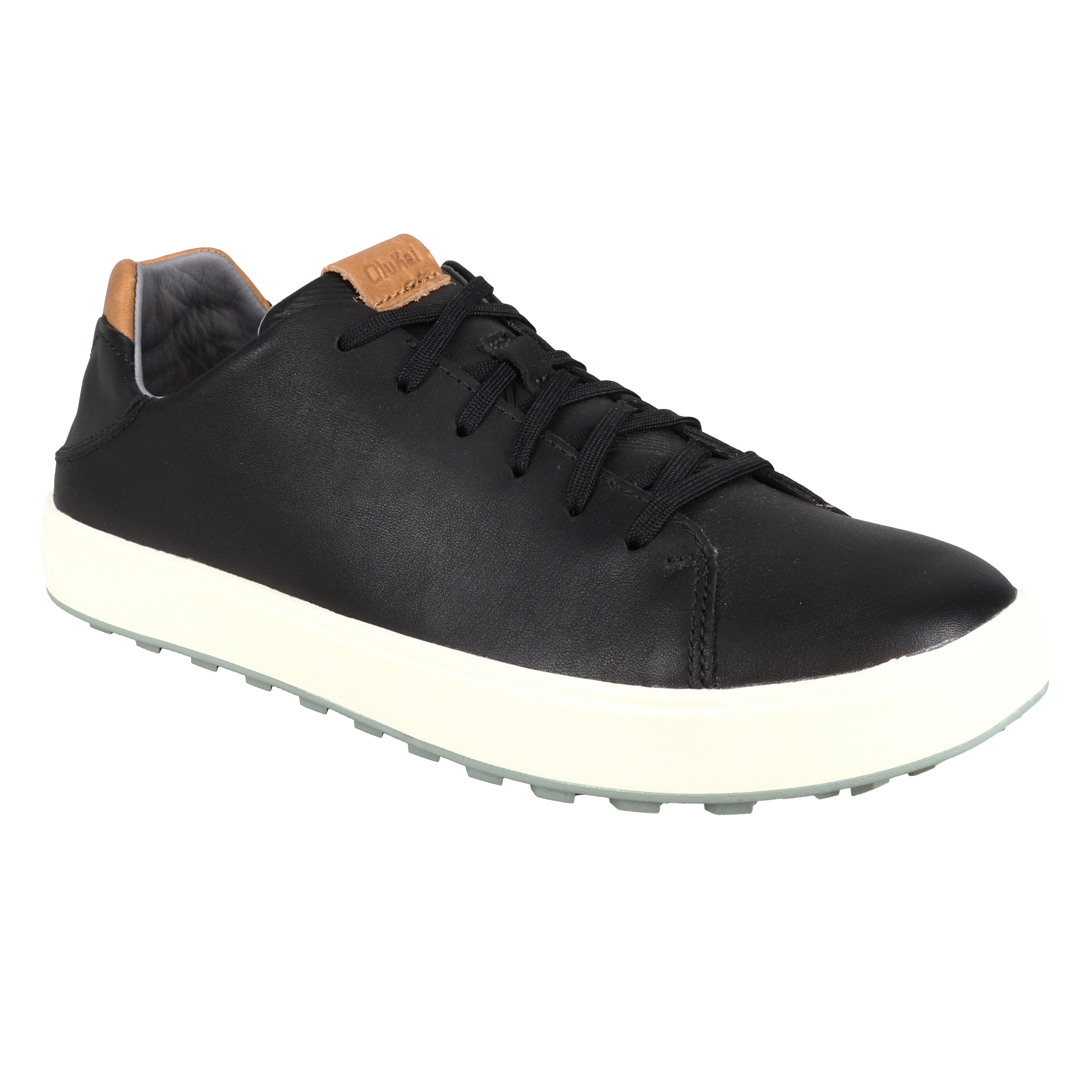 Olukai Waialae Black Men's Sandals - Comfortable & Stylish Beach & Outdoor Footwear for Men