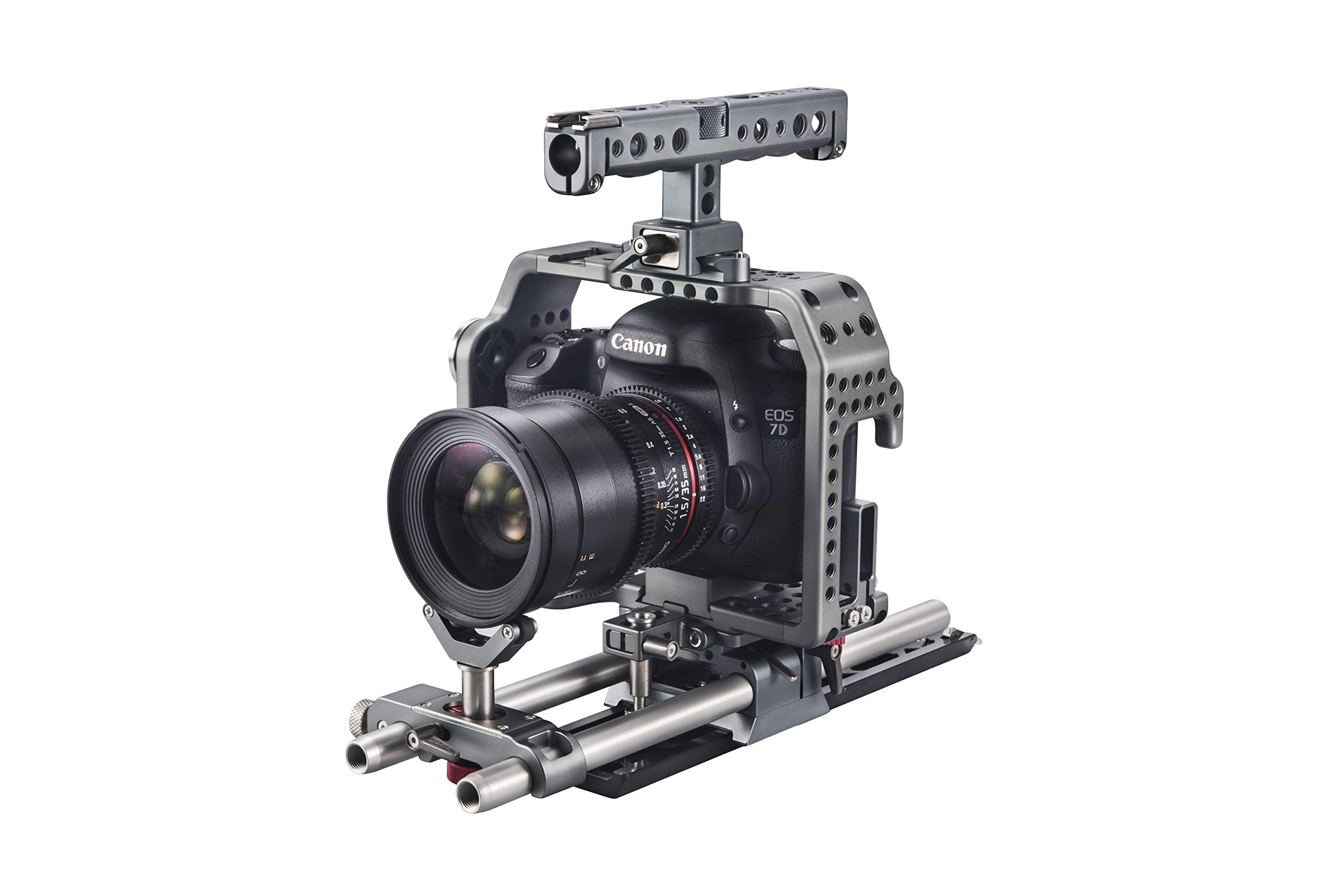 TILTA LS-T05 15mm LWS Y-Shaped Universal Camera Shoulder Mount with Quick Release - Adjustable Lightweight Rod Lens Support for DSLR & Mirrorless Cameras - Perfect for Filmmaking, Vlogging & Photography