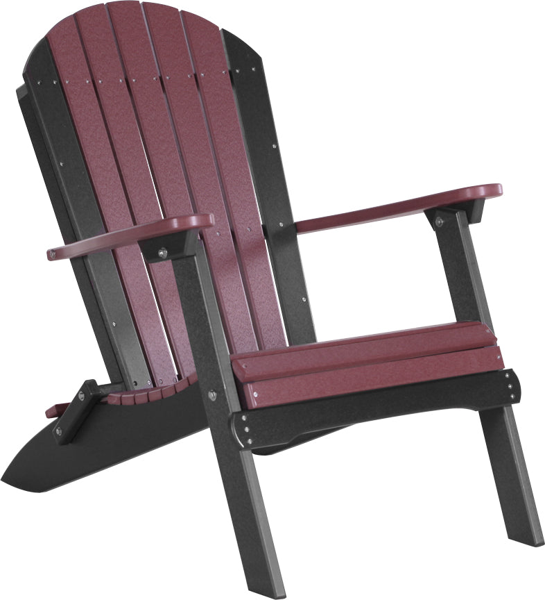 Premium Folding Adirondack Chair - Outdoor Patio Furniture, Lightweight & Weather-Resistant for Backyard, Garden, Poolside Relaxation