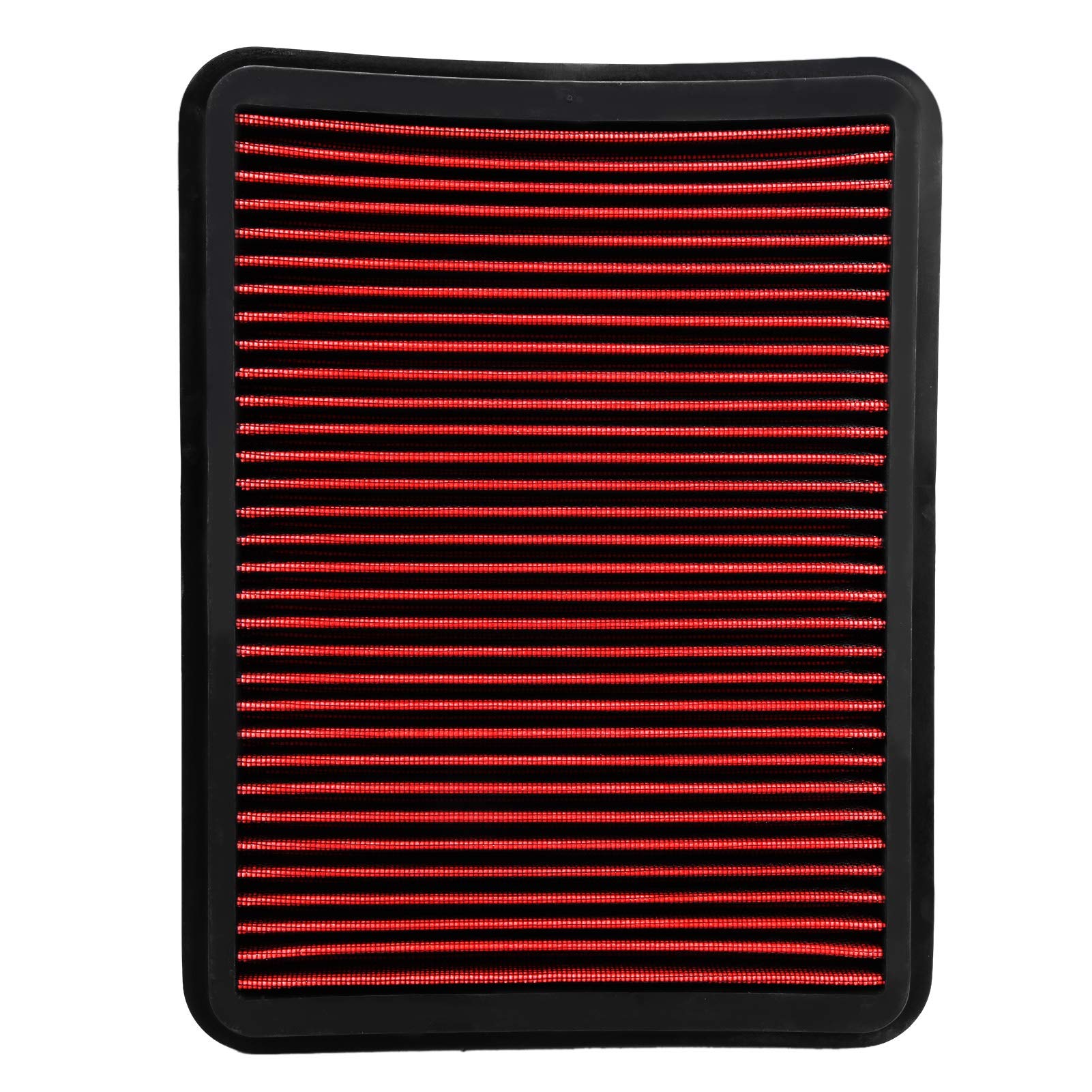 High Performance Aluminum Washable Reusable Engine Air Filter - Premium Replacement Panel Air Filter for Cars, Trucks & SUVs | Durable & Eco-Friendly | Ideal for Off-Roading, Racing & Daily Driving