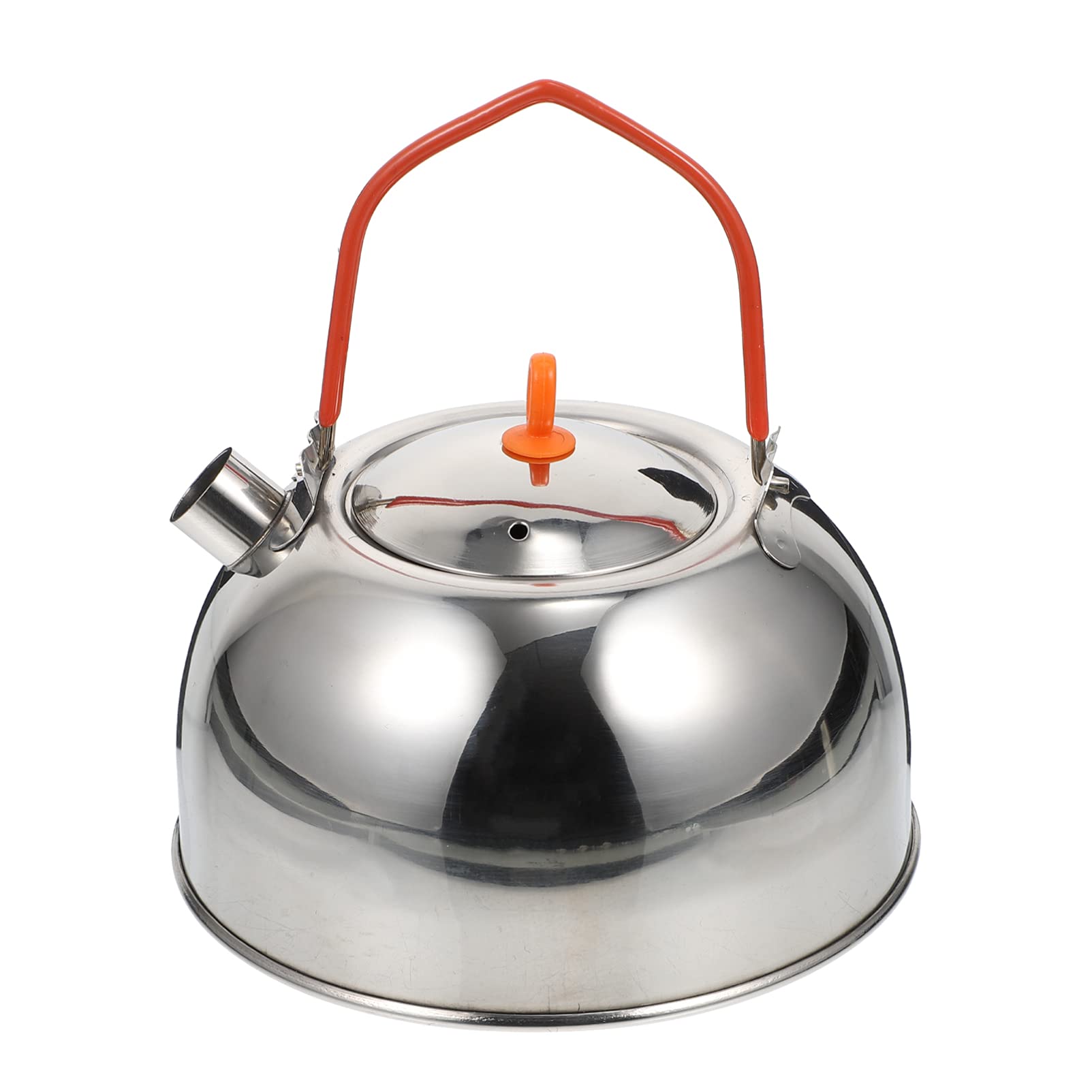 Premium Stainless Steel Camping Tea Kettle - Portable Outdoor Water Boiling Pot for Hiking, Backpacking & Travel - Perfect for Campfire Brewing & Emergency Hot Water Needs