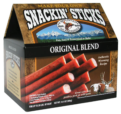 Original Snack Stick Seasoning - Premium Meat & Jerky Flavor Enhancer | Perfect for BBQ, Camping & Home Cooking