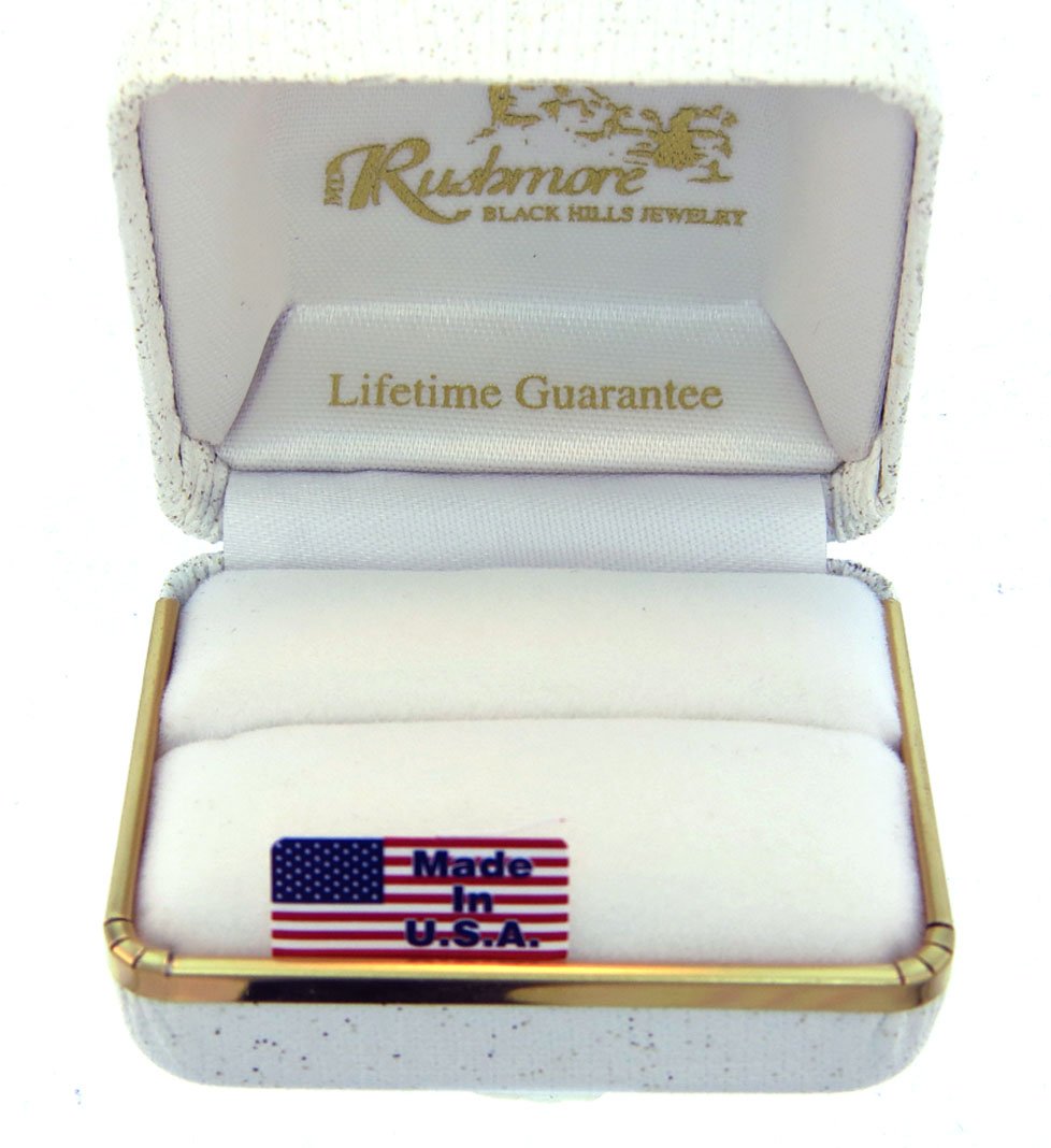 Exquisite Diamond-Cut Sterling Silver Black Hills Gold Horseshoe Ring for Women – Perfect for Western Fashion, Cowgirl Style & Lucky Jewelry Gifts