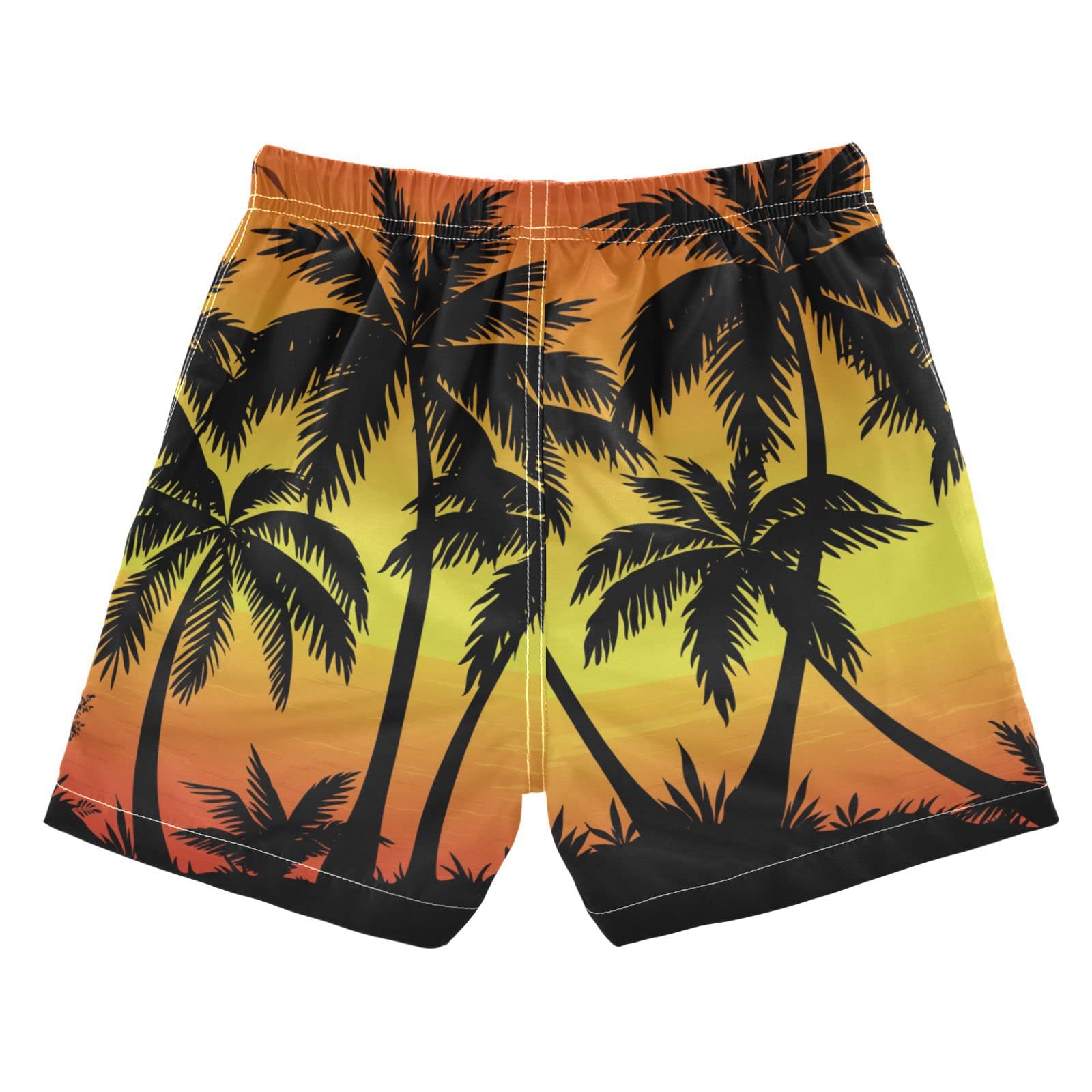 Senya Boys Swim Trunks - Patriotic USA Flag & Desert Camo Beach Board Shorts for Kids & Toddlers | Perfect for Swimming, Beach Vacations & Summer Pool Parties