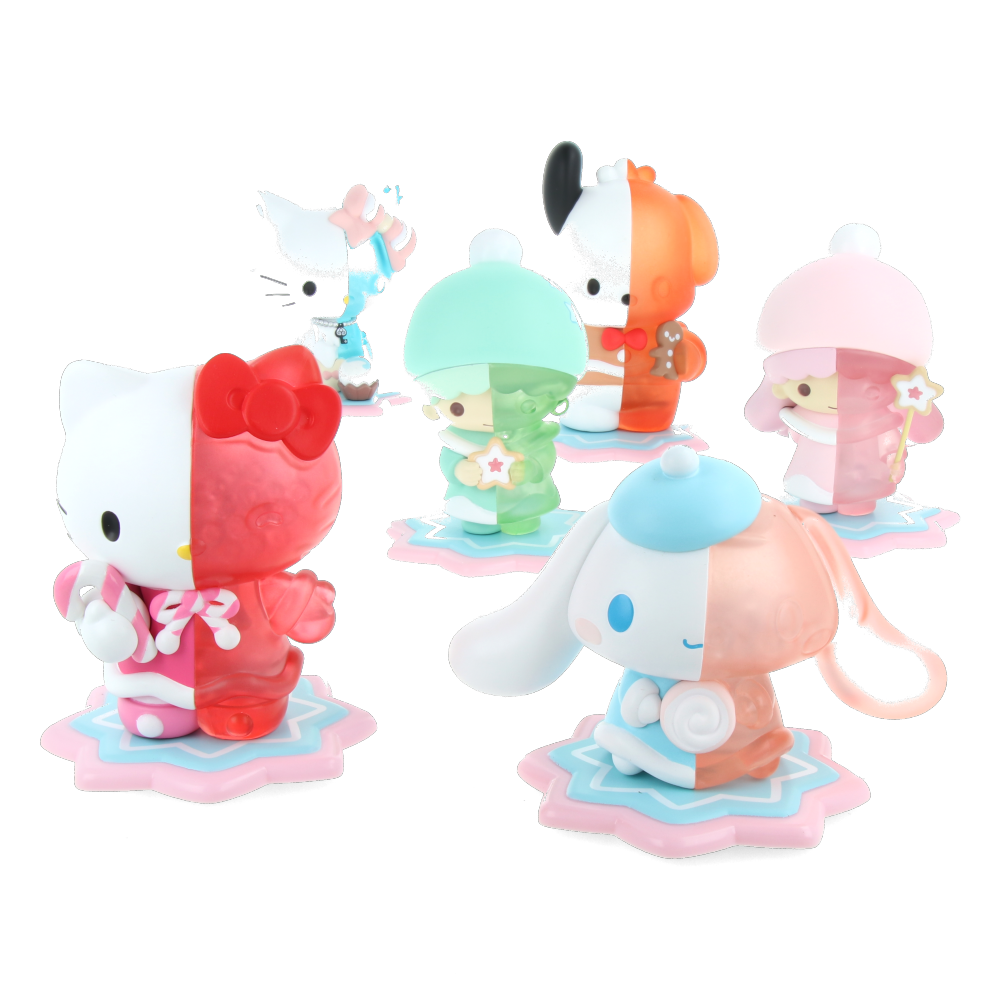 Kandy x Sanrio Snowy Dreams Cute Plush Toy - Hello Kitty & Friends Collectible for Kids & Adults - Perfect for Gifts, Bedroom Decor, and Anime Fans
