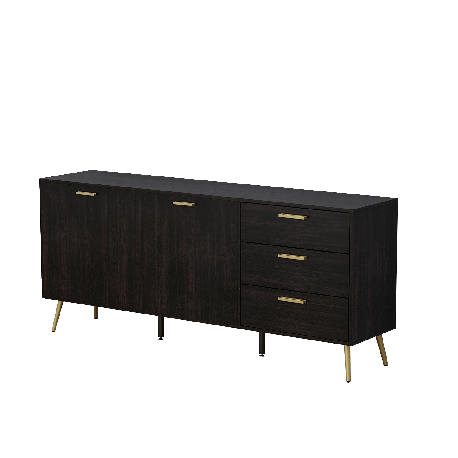 Modern Sideboard Buffet Server with Wide Storage Cabinet - Perfect for Dining Room, Living Room & Kitchen Organization