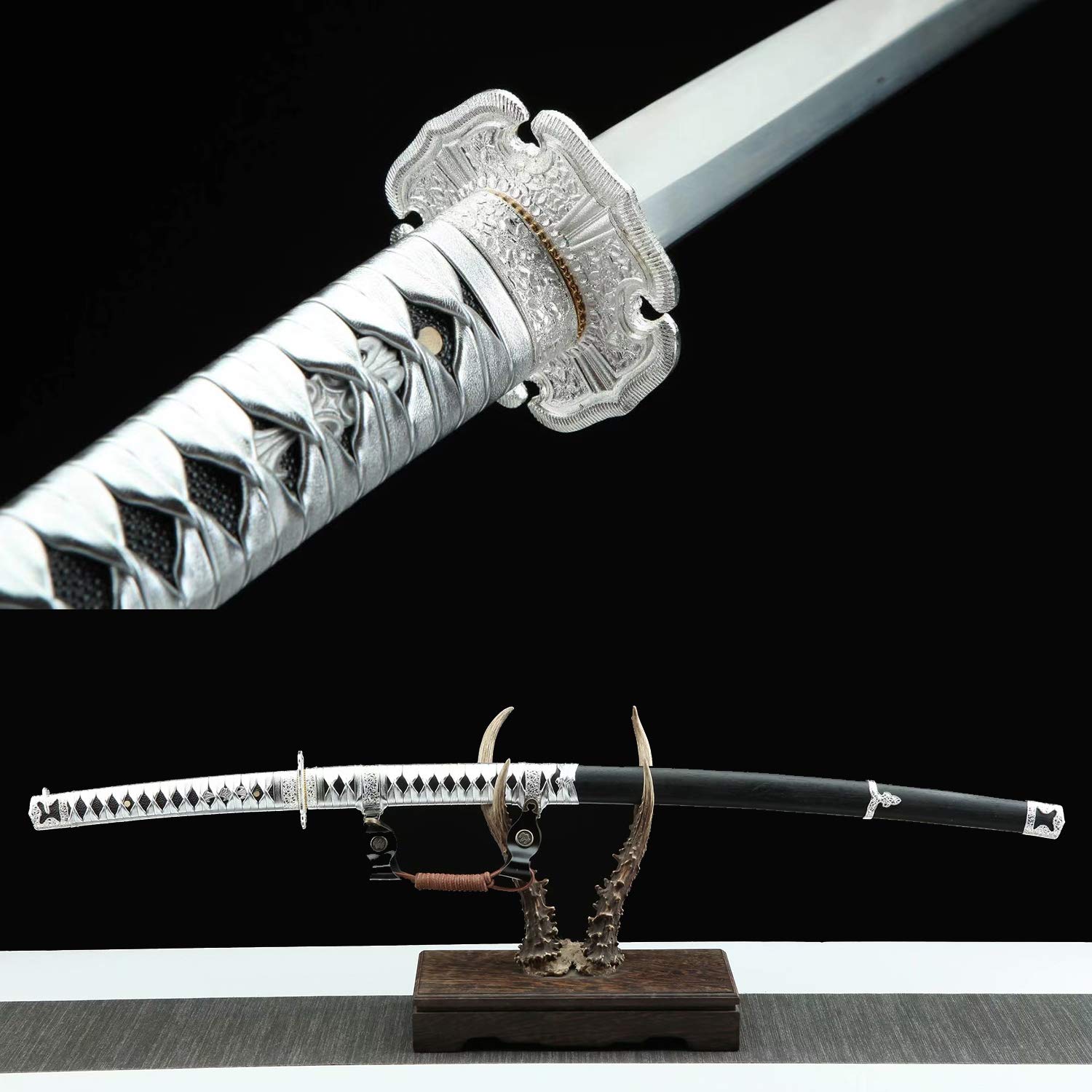 Sekiro: Shadows Die Twice Replica Mortal Blade Katana - Authentic Japanese Game Sword, High Manganese Steel Construction, Red Finish - Perfect for Cosplay, Collecting & Display