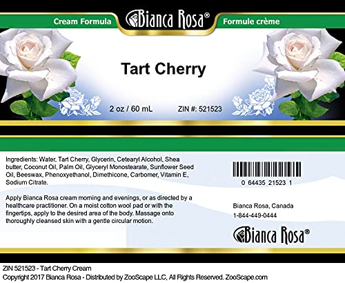Premium Tart Cherry Cream (2 oz) - 3 Pack for Joint & Muscle Support | Natural Pain Relief | Antioxidant-Rich Supplement for Athletes & Active Lifestyles