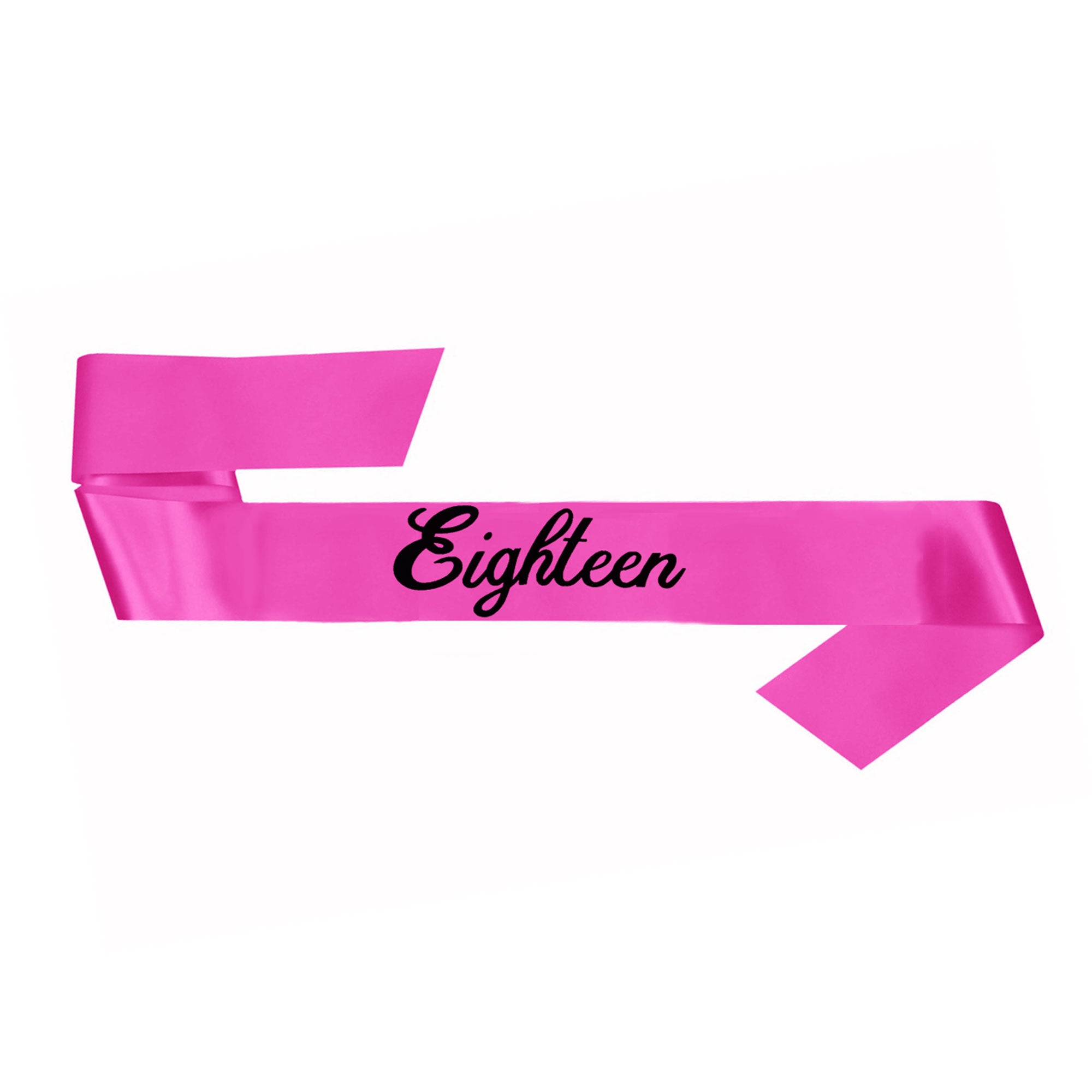 18th Birthday Sash Pink - Elegant Rhinestone Birthday Party Accessory for Women & Girls - Perfect for Sweet 16, Quinceañera, Bachelorette & Bridal Showers