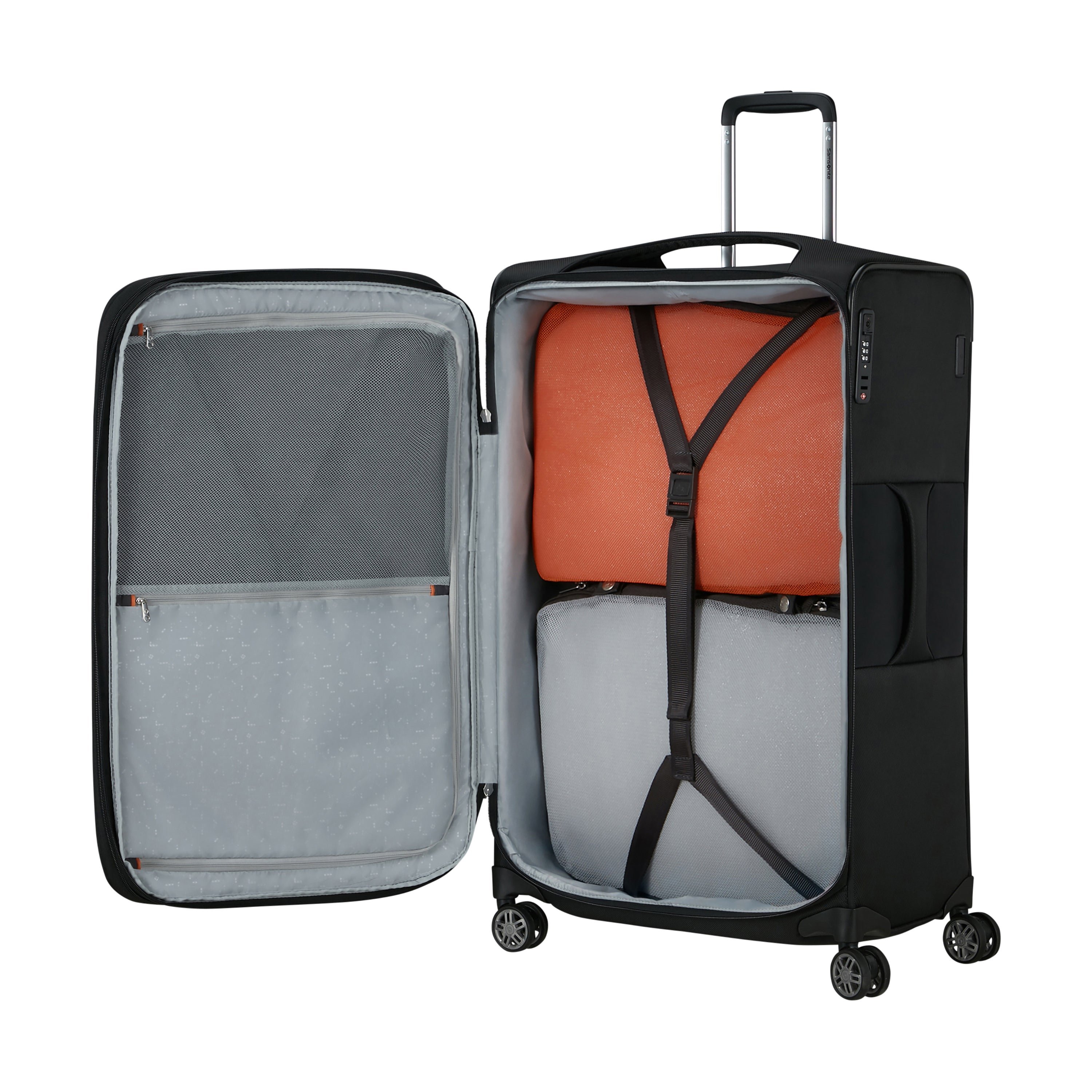 Samsonite Re Lite Spinner Expandable Large Suitcase - Lightweight Durable Travel Luggage for Business Trips & Vacations