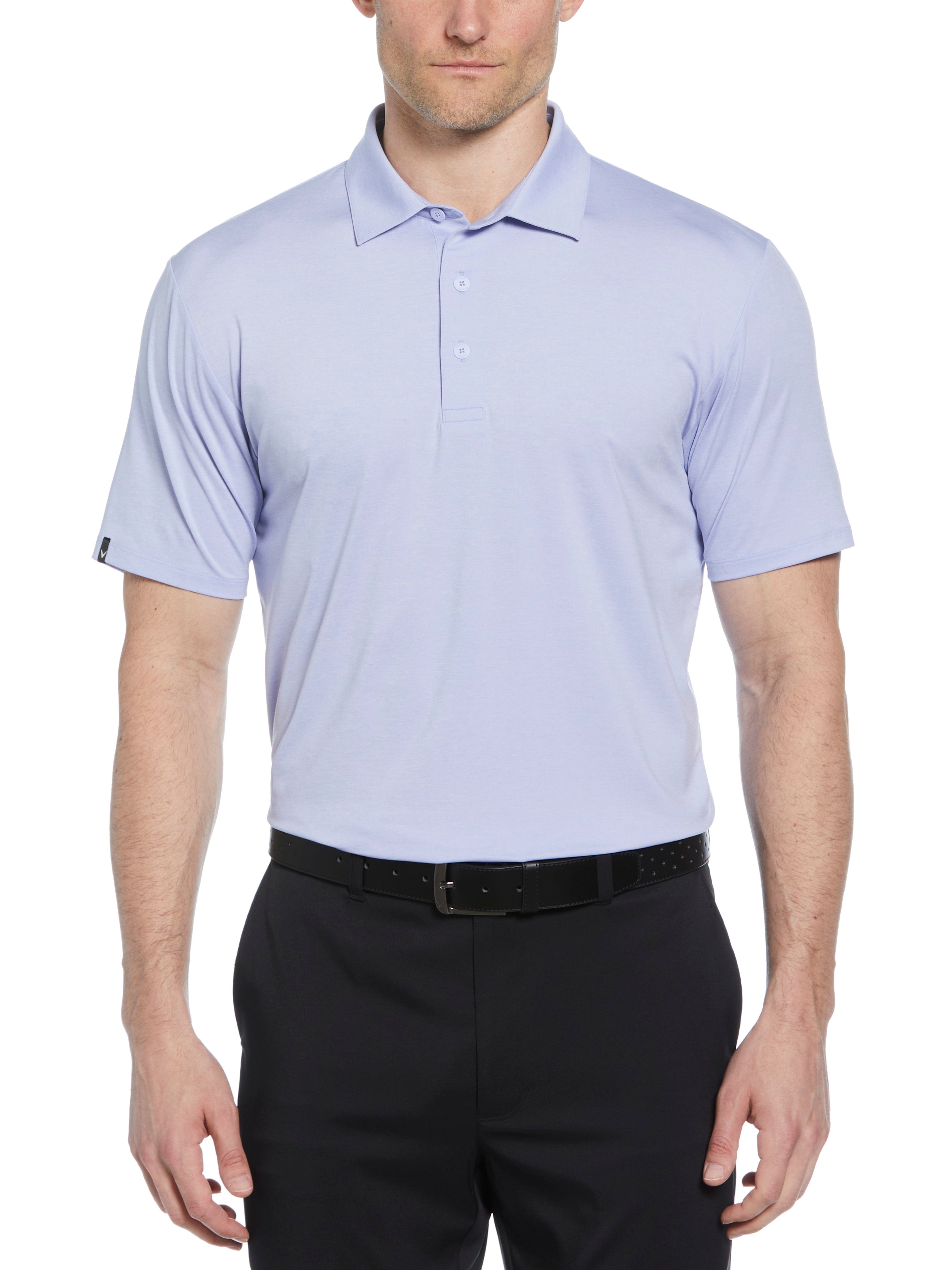 Premium Men's Heather Soft Touch Golf Polo Shirt - Breathable & Moisture-Wicking for Golf, Casual Wear & Outdoor Activities