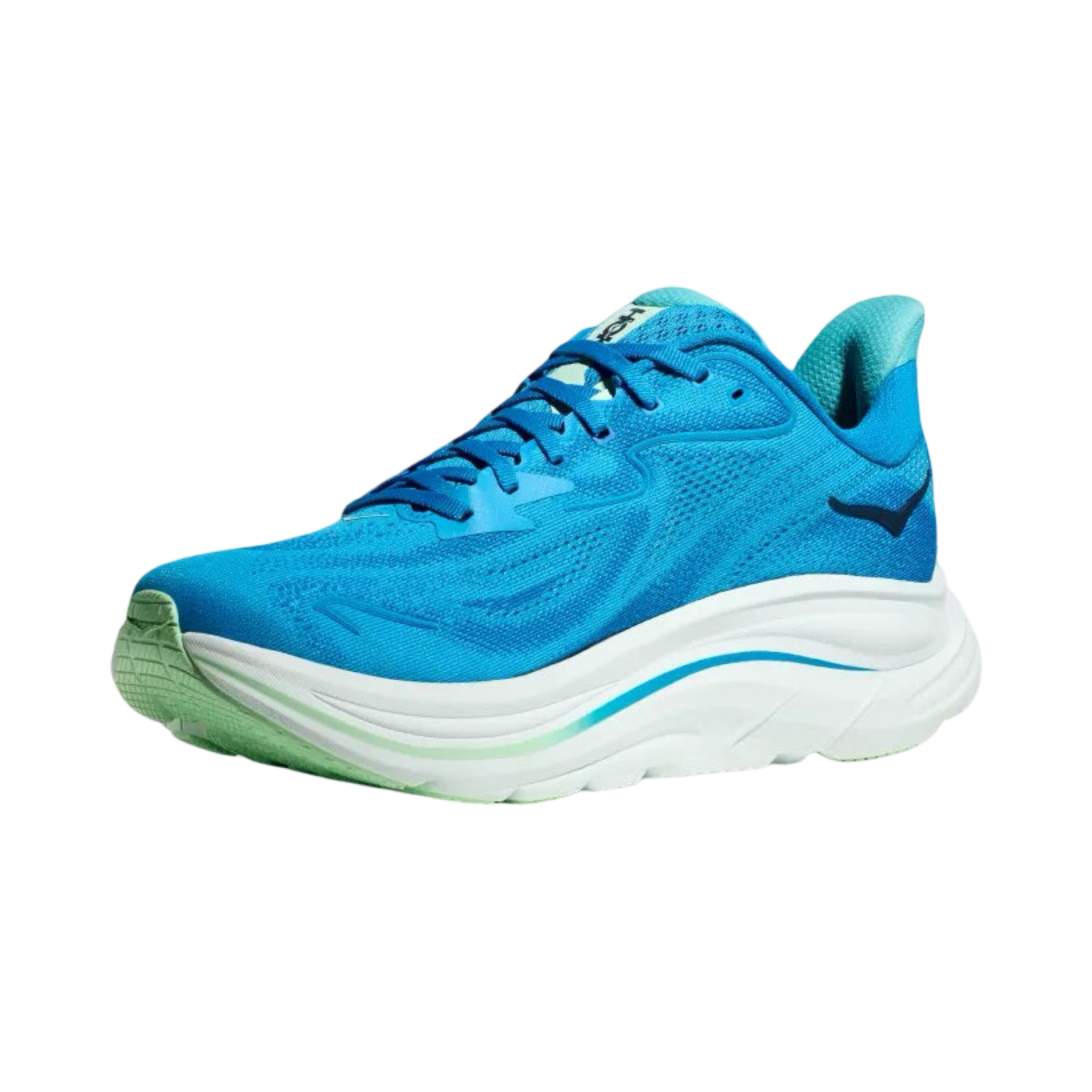 Hoka Clifton 10 Wide Men's Running Shoes - D Width in Blue Skyard Blue | Lightweight Cushioned Road Running Shoes for Men | Perfect for Marathon Training & Daily Jogging