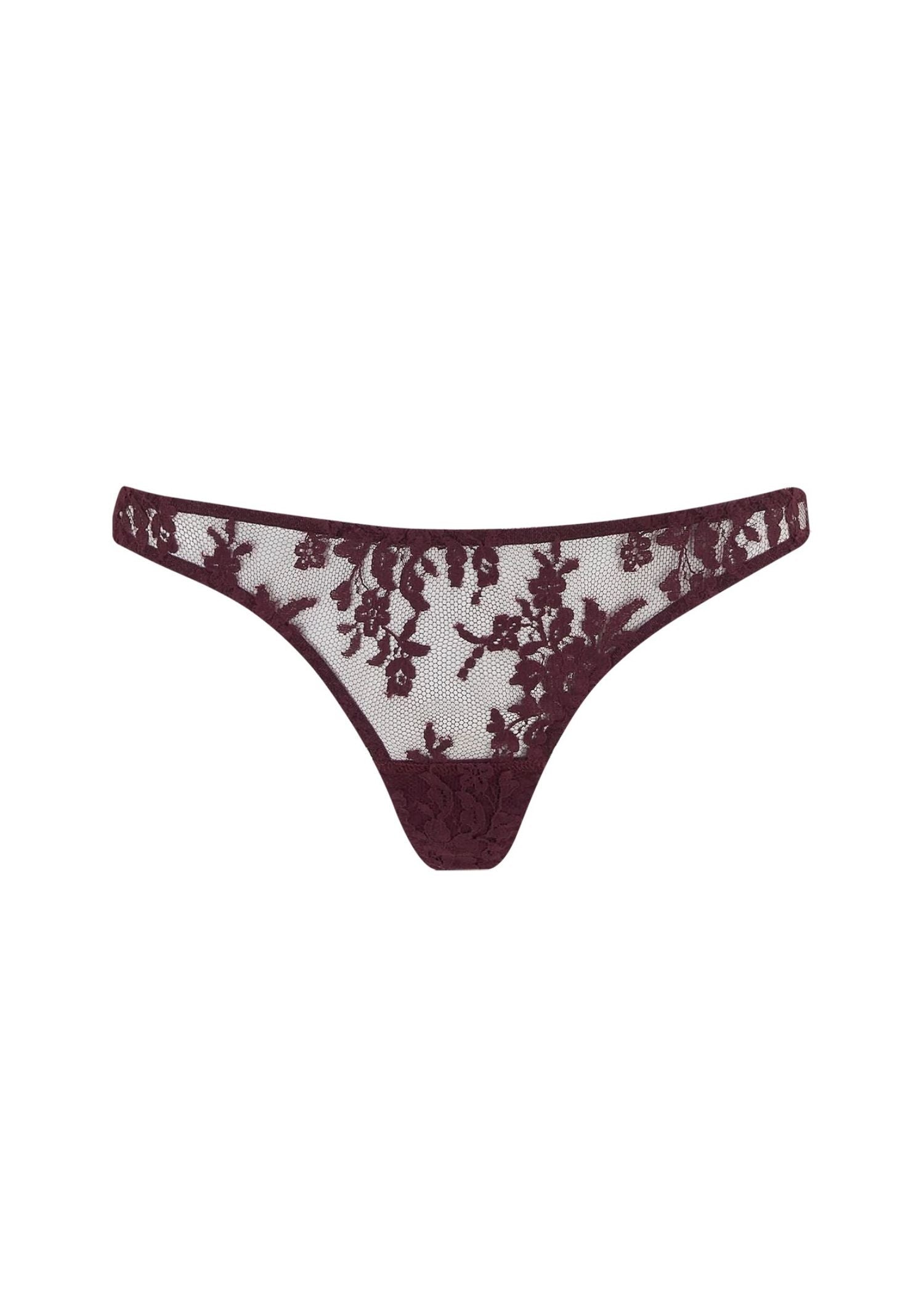 Premium Camellia Thong Underwear for Women - Soft Sienna Color, Comfortable & Breathable - Perfect for Daily Wear, Yoga & Lounge