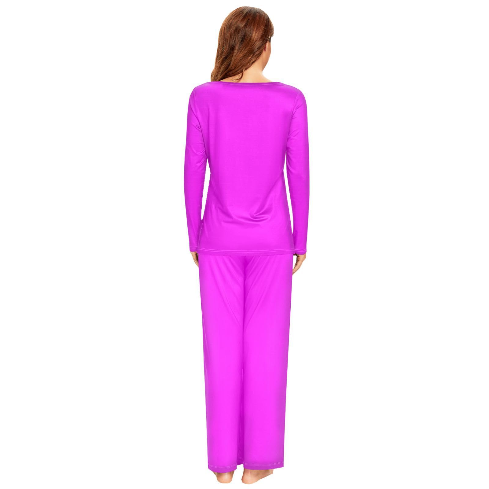 Blue Women's Pajama Set - Long Sleeve Sleepwear Top & Pants Lounge Outfit 20804 | Cozy Homewear for Relaxing Evenings & Comfortable Sleep