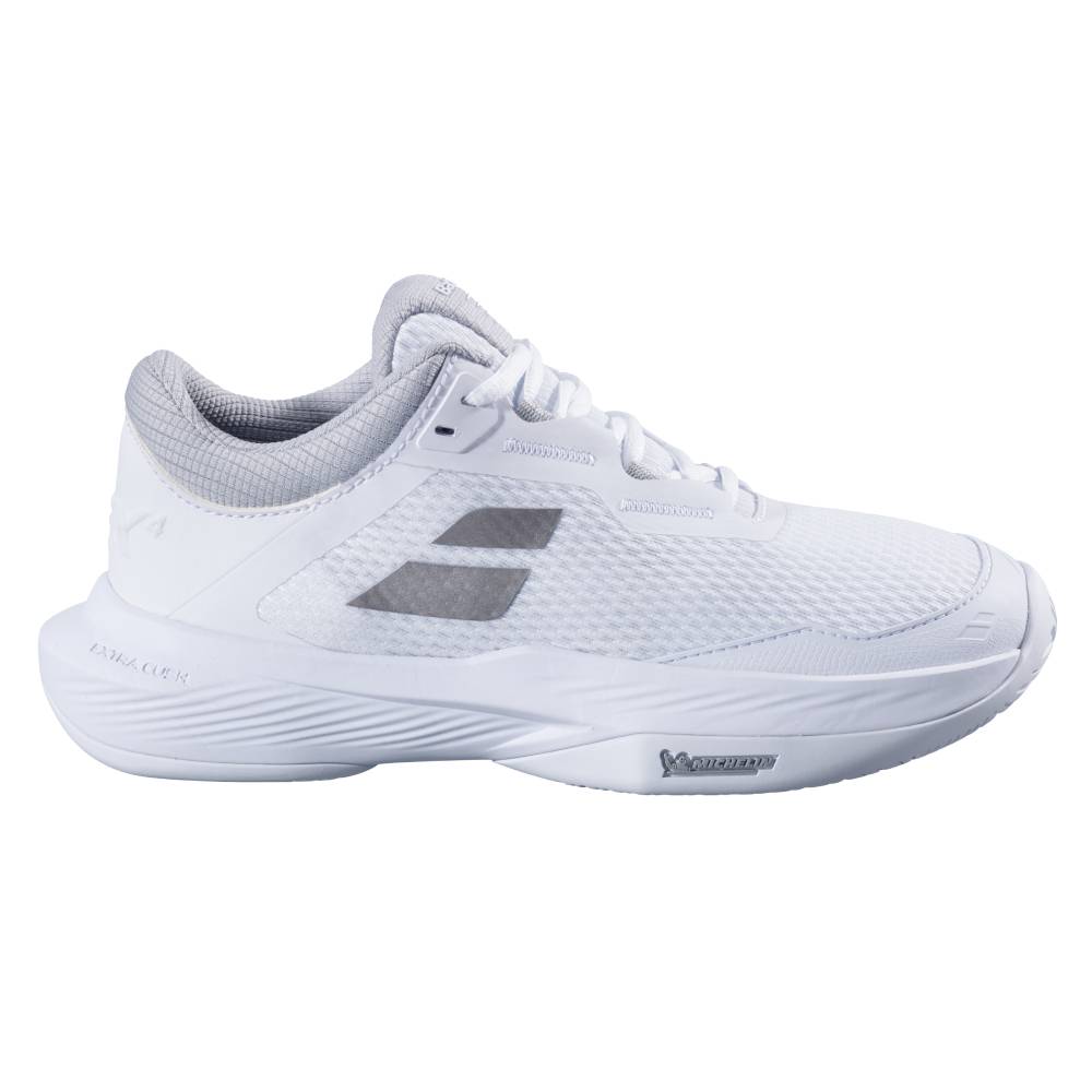 Babolat SFX 4 AC Women's Tennis Shoes - White | Comfortable & Supportive Athletic Footwear for Women | Perfect for Court Play & Training Sessions