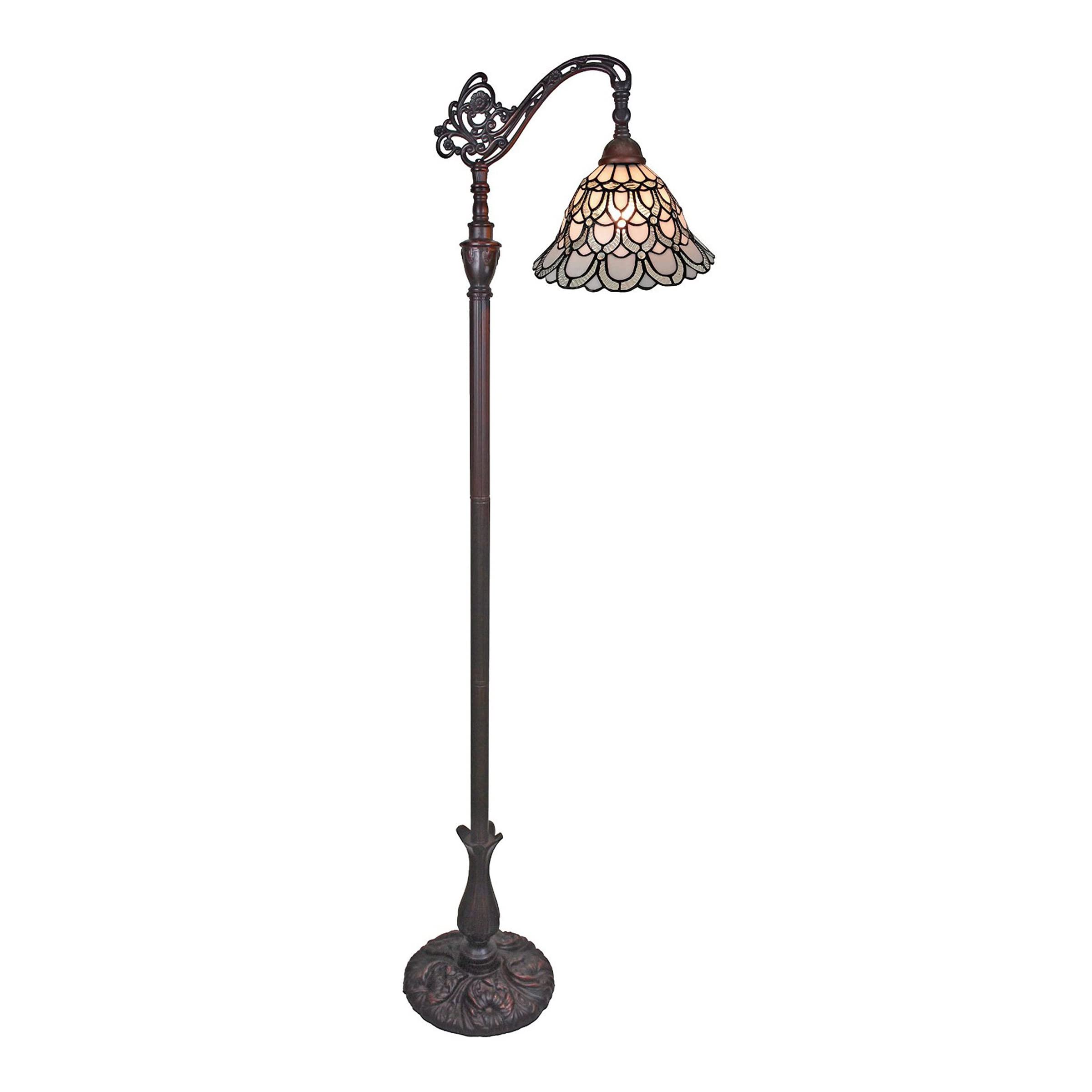 Amora Tiffany Floor Lamp Torchiere - 62