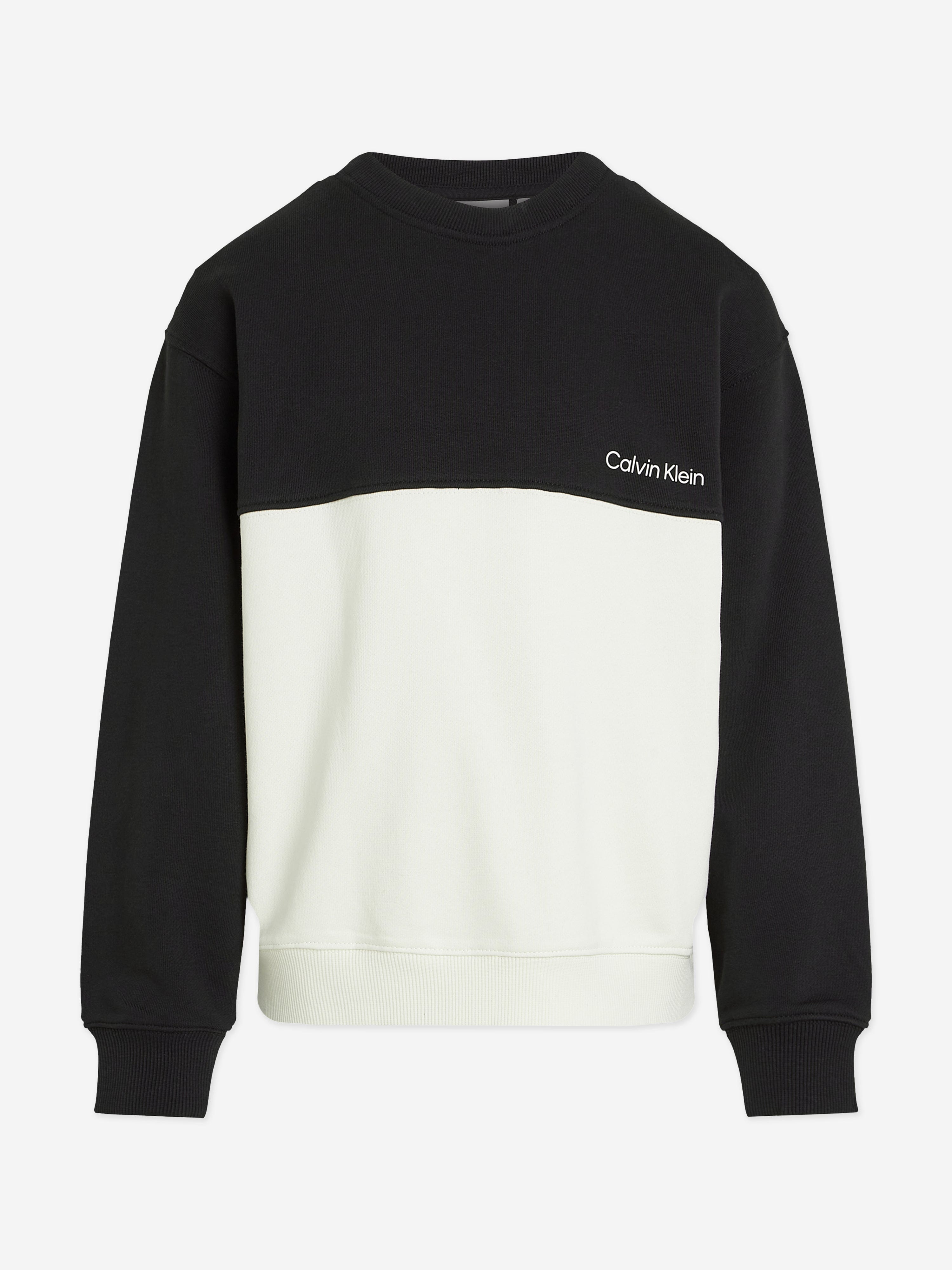 Boys Colorblock Sweatshirt - Black | Trendy Kids Pullover Hoodie | Perfect for School, Playdates & Outdoor Activities
