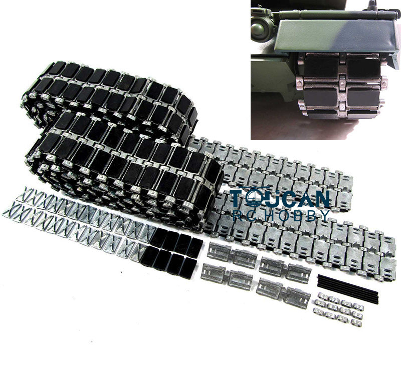 1:16 Mato Leopard 2A6 RTR RC Tank Model - Metal Spare Parts, Rubber Tracks, Barrel & Muzzle with Bearings - Perfect for Military Enthusiasts & Collectors