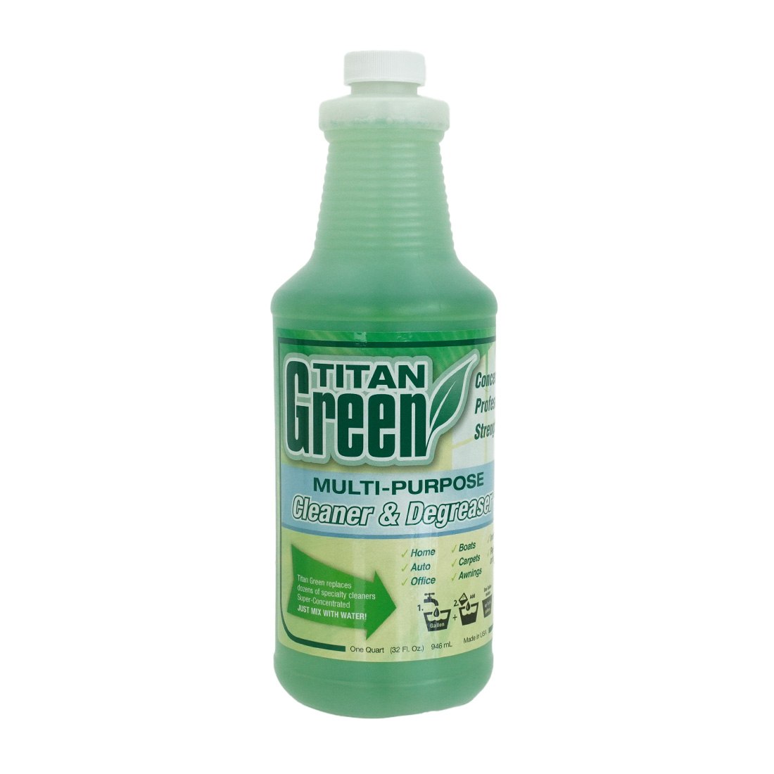 Titan Green Cleaner - Eco-Friendly Multi-Surface Cleaning Spray for Kitchen, Bathroom & Floors | Non-Toxic, Plant-Based Formula for Home & Office Use