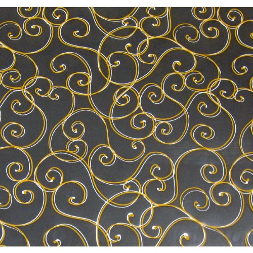 Premium Chocolate Transfer Sheets - Double Arabesque Design (17 Sheets) for Professional Cake Decorating & Chocolate Making