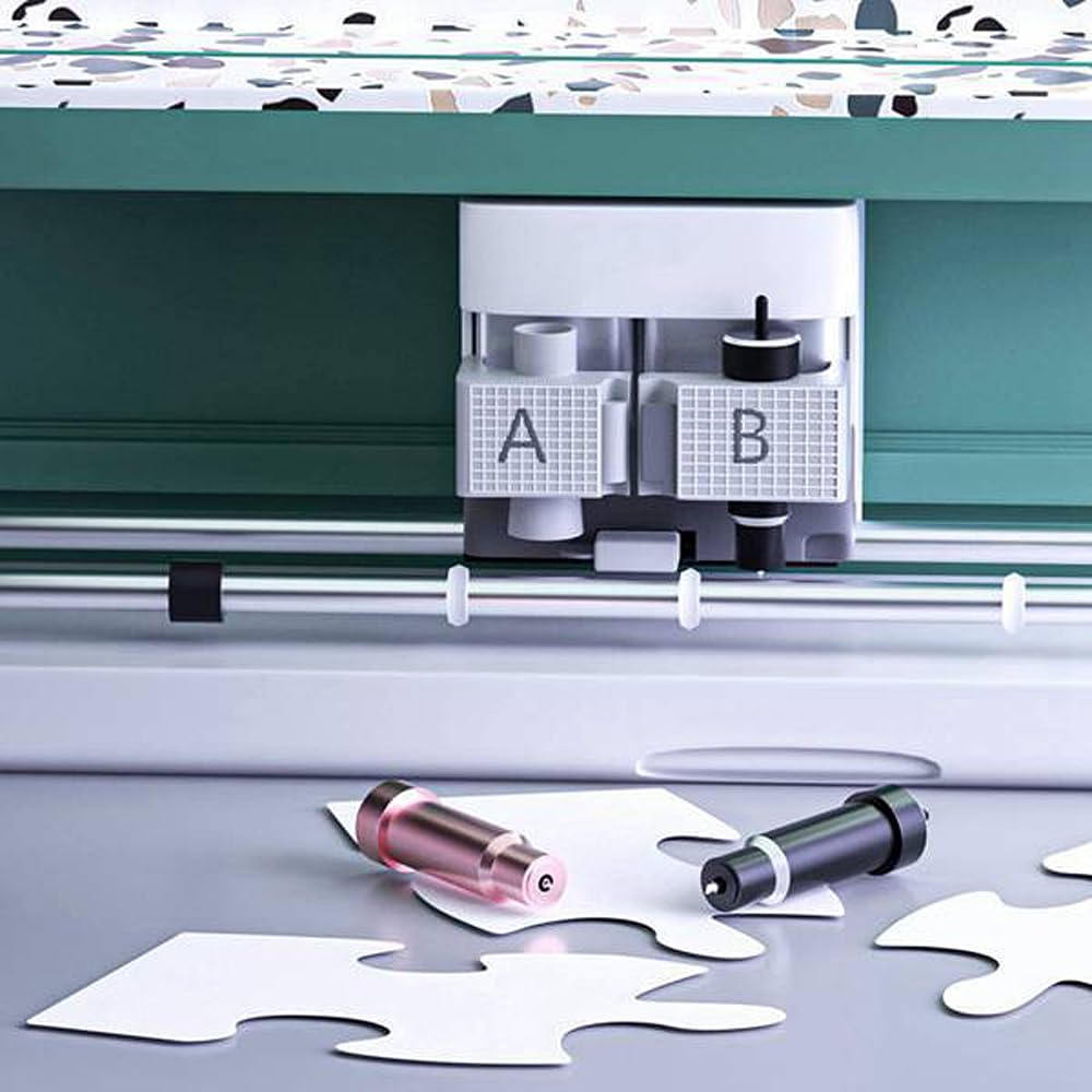 5Pcs Premium Fine Point Blades Compatible with Cricut Maker 3/Maker/Explore 3/Explore Air 2/Air/One/Venture - Replacement Blade Housing for Vinyl, Cardstock & Light Materials (Pink) - Perfect for DIY Crafts, Scrapbooking & Home Decor Projects