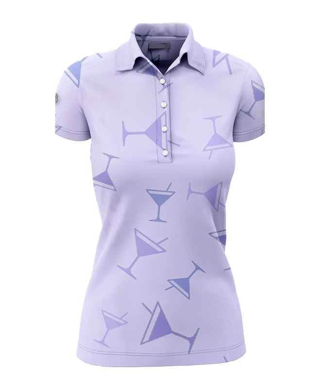 Women's Vintage Style Golf Shirt - Breathable Performance Polo for Ladies - Perfect for Golf Outings, Country Club Events & Casual Summer Wear