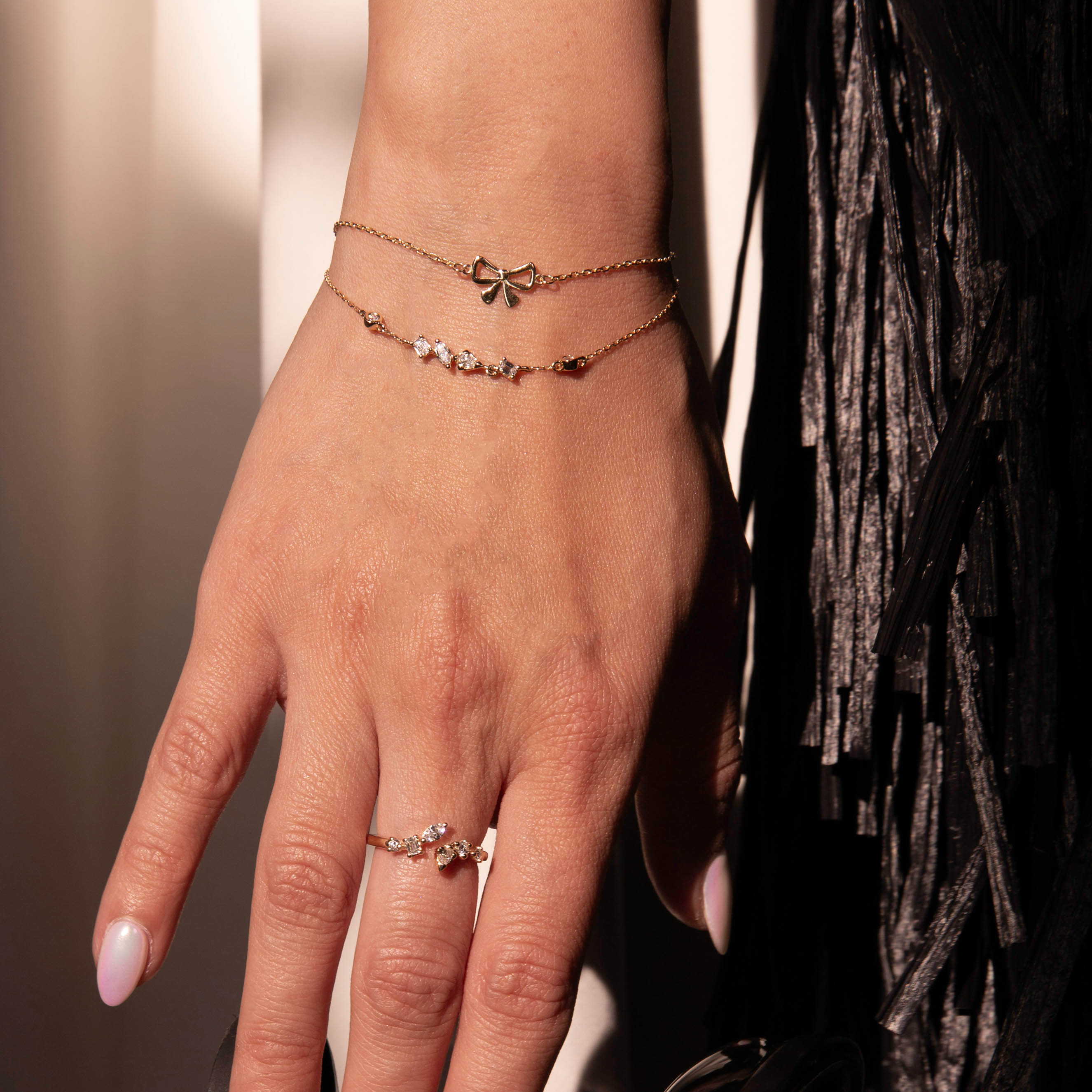 0.25ct Lab Grown Diamond Tennis Bracelet in 10k Gold - Elegant Stackable Jewelry for Women, Perfect for Weddings & Special Occasions