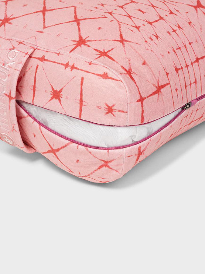 Manduka Rectangular Enlight Technology Meditation Bolster Cushion - Premium Yoga Support for Back, Hips & Knees - Ideal for Meditation, Yin Yoga & Home Relaxation