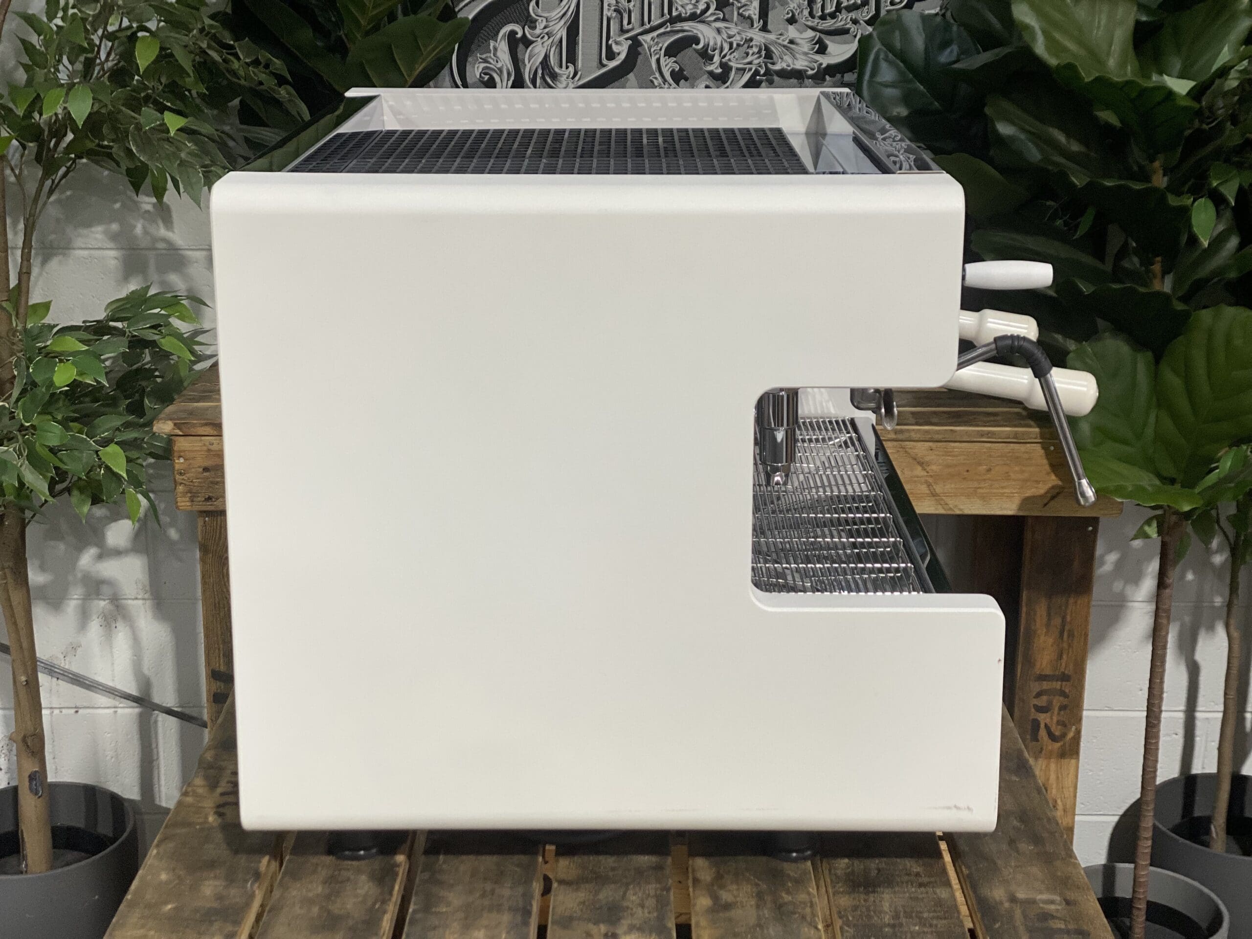 CIME CO 05 2 Group White Commercial Espresso Machine - Professional Coffee Maker for Cafes & Restaurants | Perfect for High-Volume Brewing & Barista Use