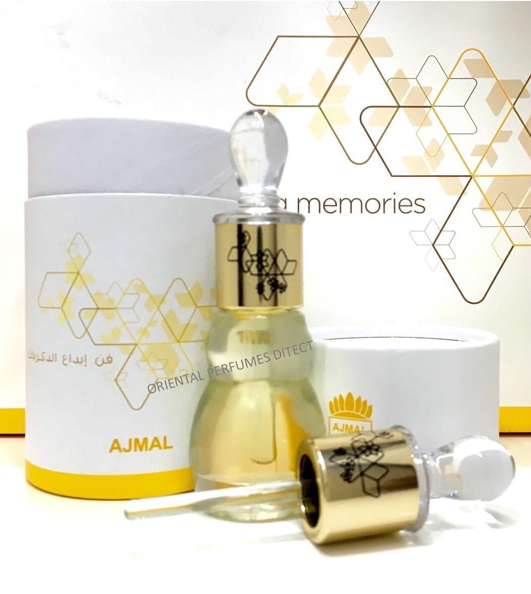 12ml White Oud Supreme Grade A+ Premium Perfume Attar Oil by Ajmal - Luxury Scent for Men & Women | Perfect for Weddings, Date Nights & Special Occasions