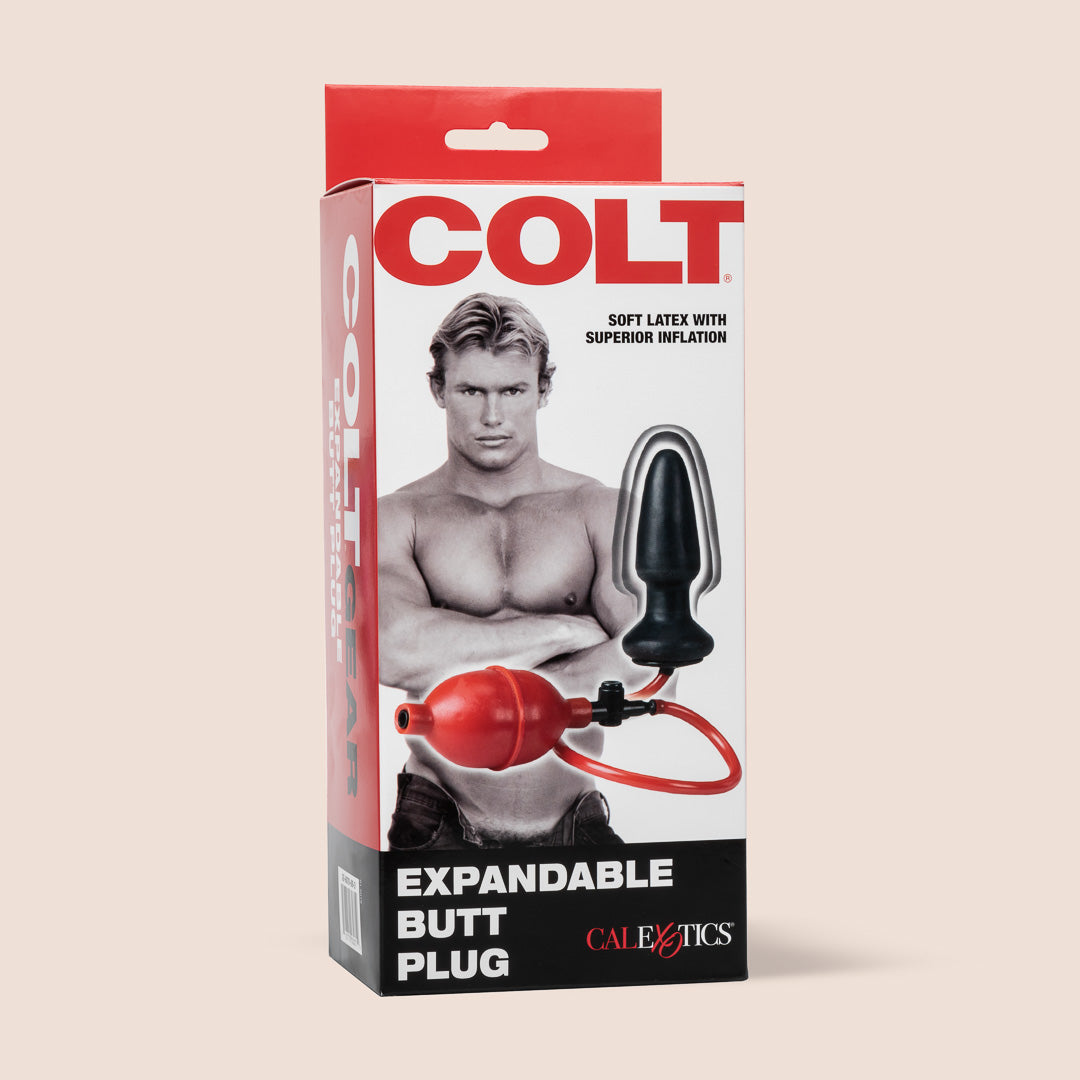 COLT® Expandable Butt Plug with Girthy Base - Premium Silicone Anal Toy for Men & Women - Perfect for Couples Play, Solo Exploration & BDSM Scenes