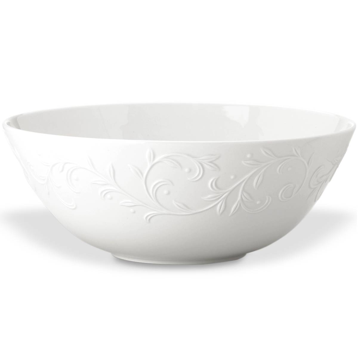 Opal Innocence Hand-Carved Serving Bowl - Elegant Fruit & Salad Bowl for Dinner Parties & Holiday Gatherings