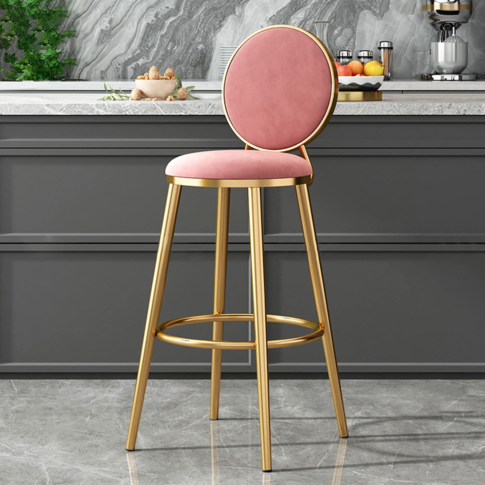 Velvet Bar Stools Set of 2 - 30