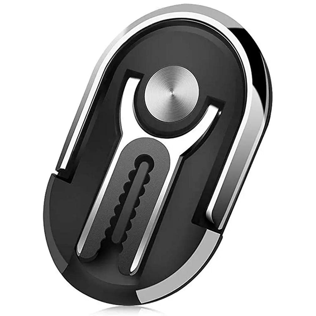3-in-1 Car Vent Phone Holder for Motorola Edge Plus (2022) - Swivel Zinc Alloy Kickstand & Finger Ring Stand | Perfect for Driving, Watching Videos & Hands-Free Use
