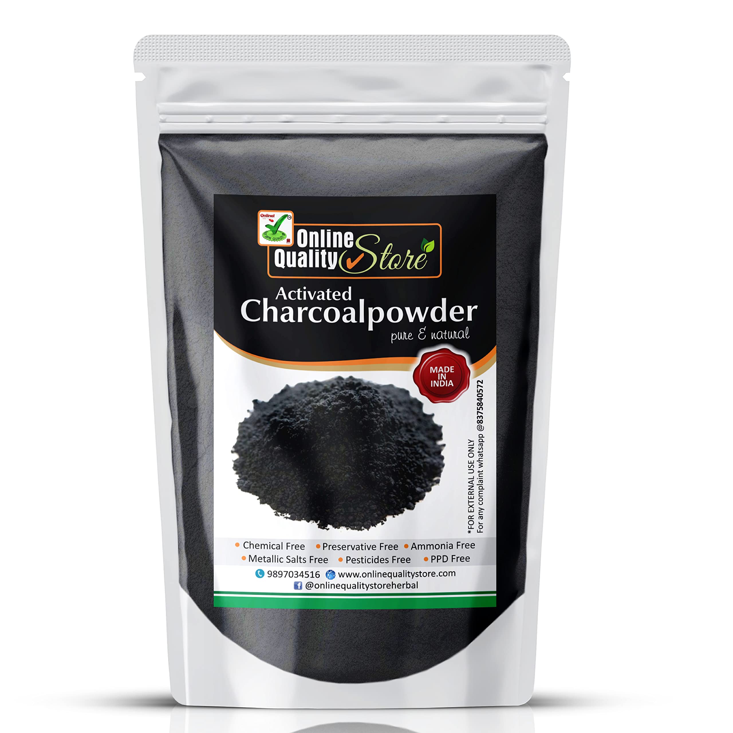 Premium Activated Charcoal Face Mask - 100g Detoxifying Facial Treatment for Acne, Blackheads & Skin Purification | Deep Cleansing & Pore Minimizing Skincare