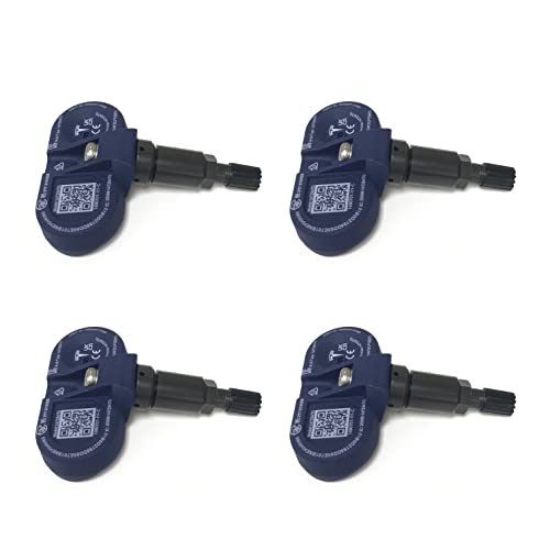 Tesla Bluetooth TPMS Sensor - 4 Pack OEM Tire Pressure Monitoring System for Tesla Model 3, Y, S, X | Real-Time Pressure Alerts | Wireless Bluetooth Connectivity | Perfect for Road Trips & Daily Commuting