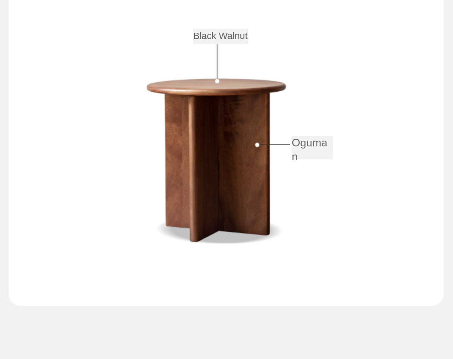 Black Walnut Round Coffee Table with Storage - Modern Living Room Furniture for Small Spaces | Perfect for Apartments, Dorms & Cozy Homes