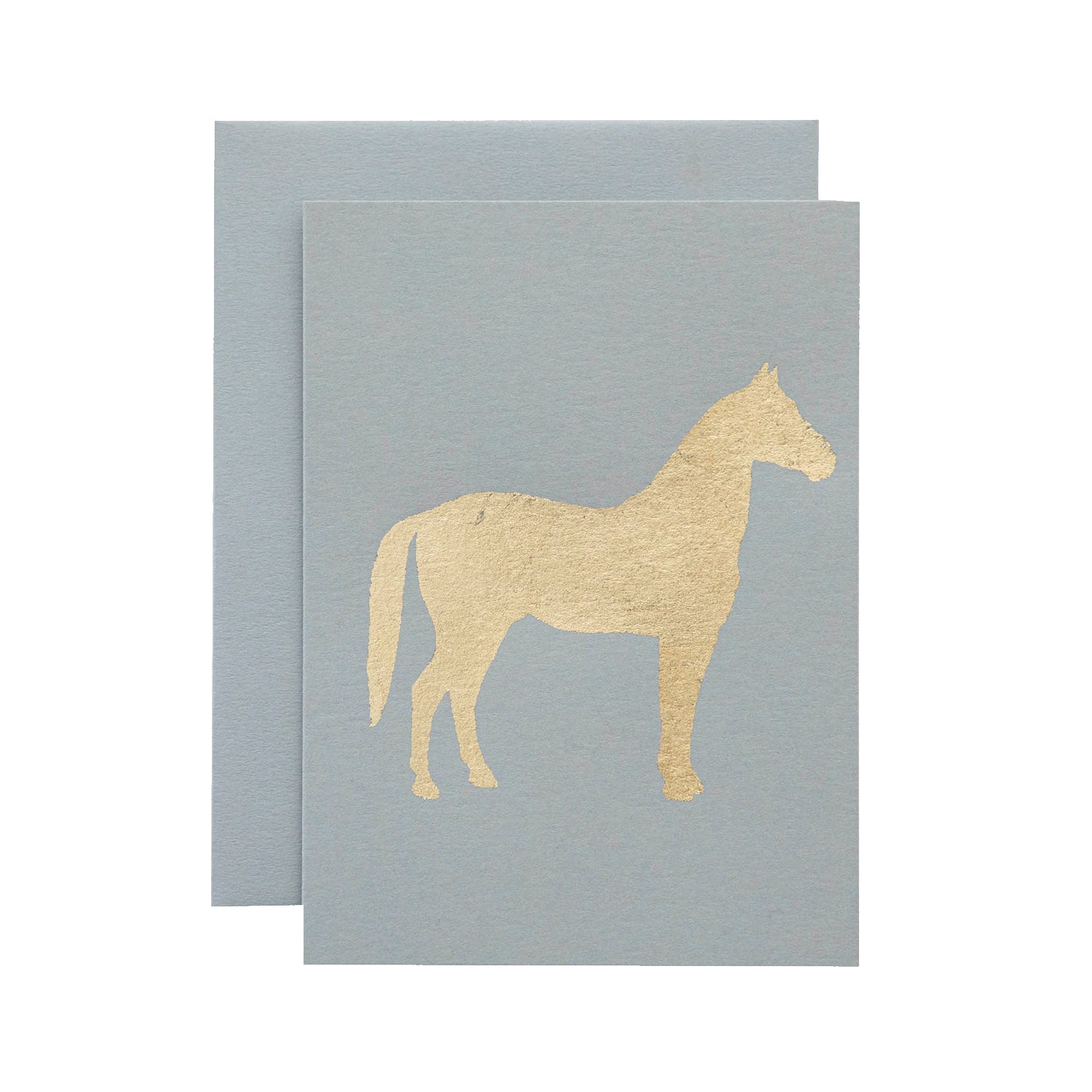 Grey Horse Greeting Card - Elegant Equine Design for Birthdays, Anniversaries & Special Occasions | Perfect Gift for Horse Lovers