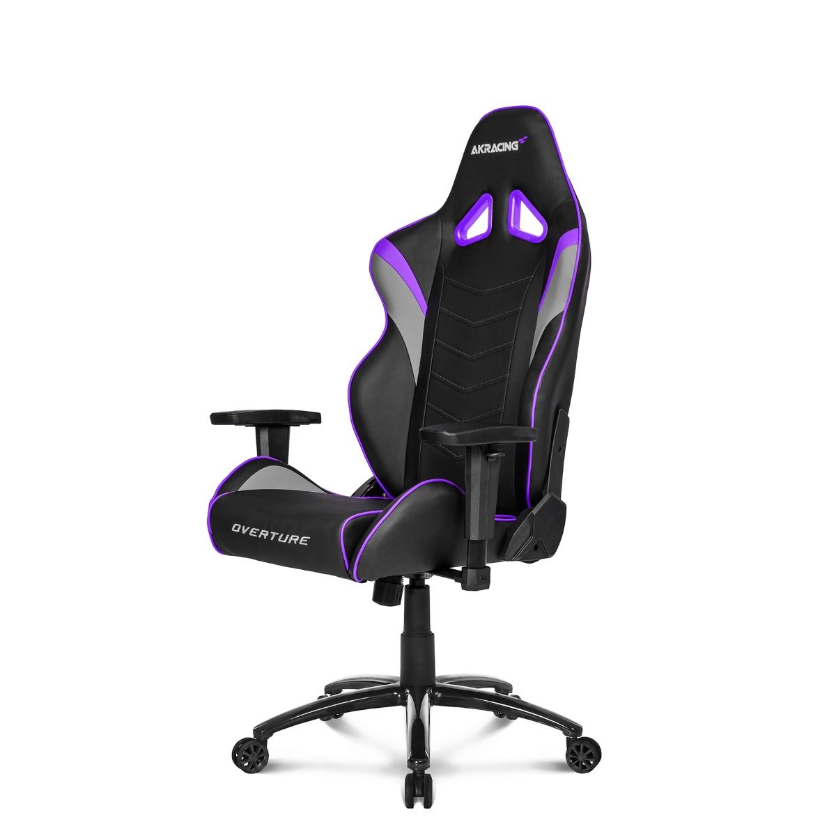 AKRACING Overture Gaming Chair - Ergonomic Purple Computer Chair with Adjustable Height, Lumbar Support & Headrest - Perfect for PC Gaming, Office Work & Home Desk Setup