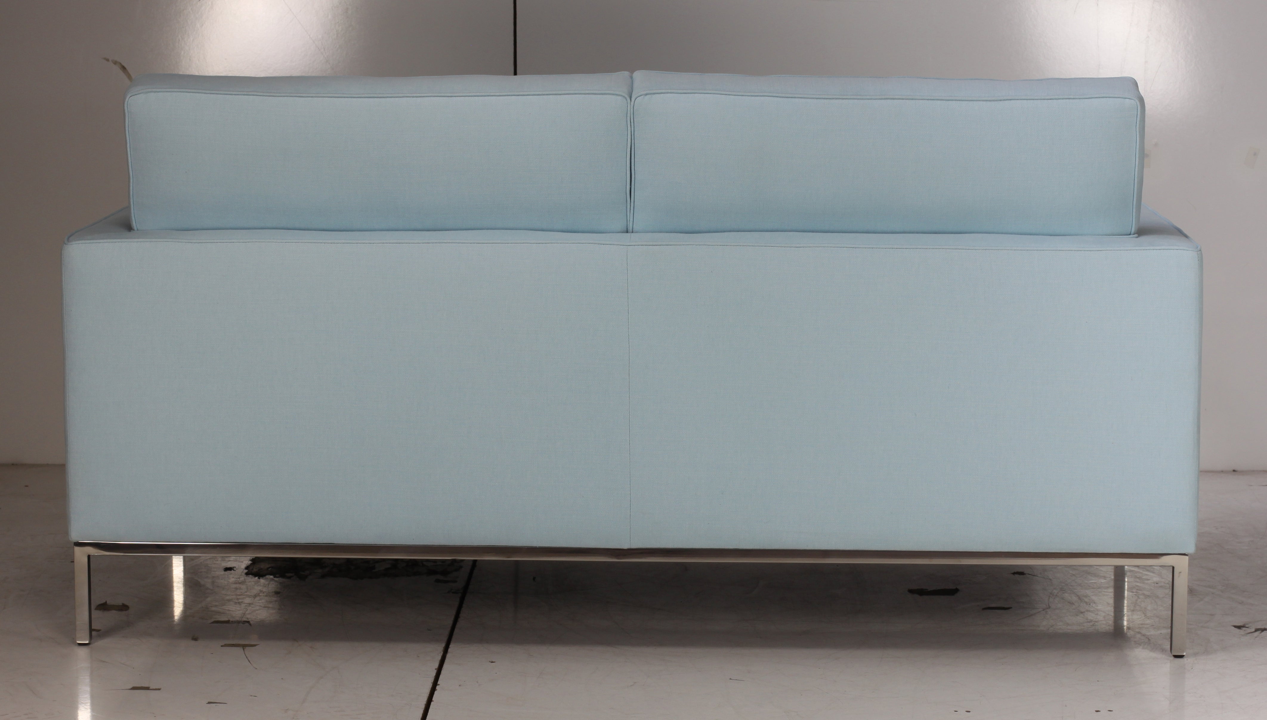 Florence Knoll Two-Seat Sofa - Modern Loveseat for Living Room, Office & Lounge - Mid-Century Design with Premium Upholstery