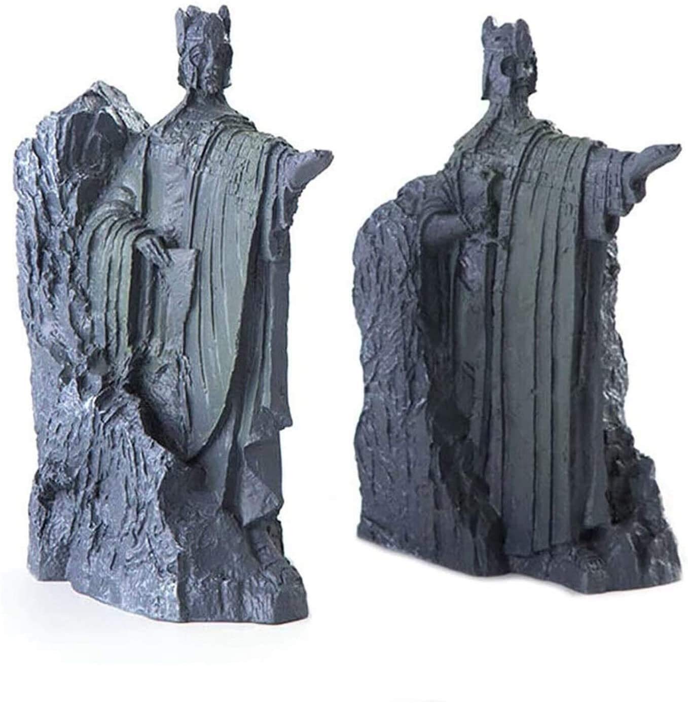 LLNN Farmhouse Bookends - Rustic Resin Bookend Set for Shelves, Hobbit Themed Home Decor, Anime Fan Gift & DIY Bookshelf Organizer | Perfect for Home, Office, and Library Organization