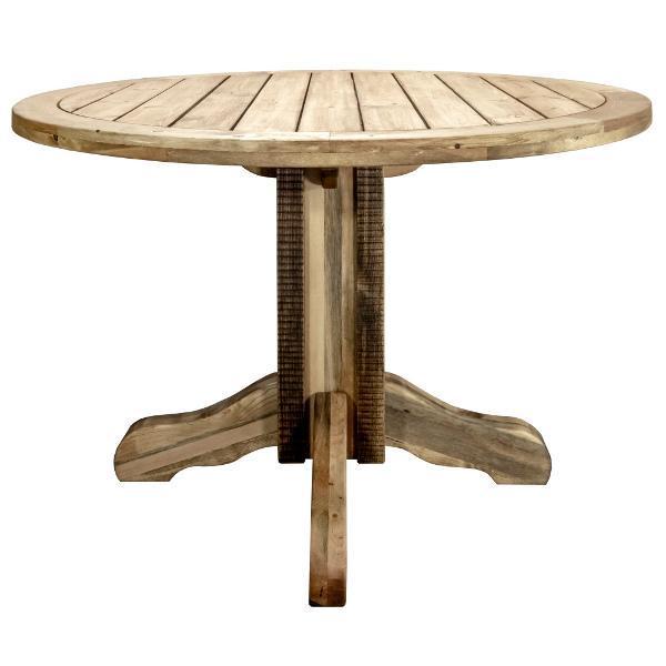 Premium Homestead Collection Outdoor Patio Table - Durable & Weather-Resistant for Backyard, Garden, and Poolside Dining