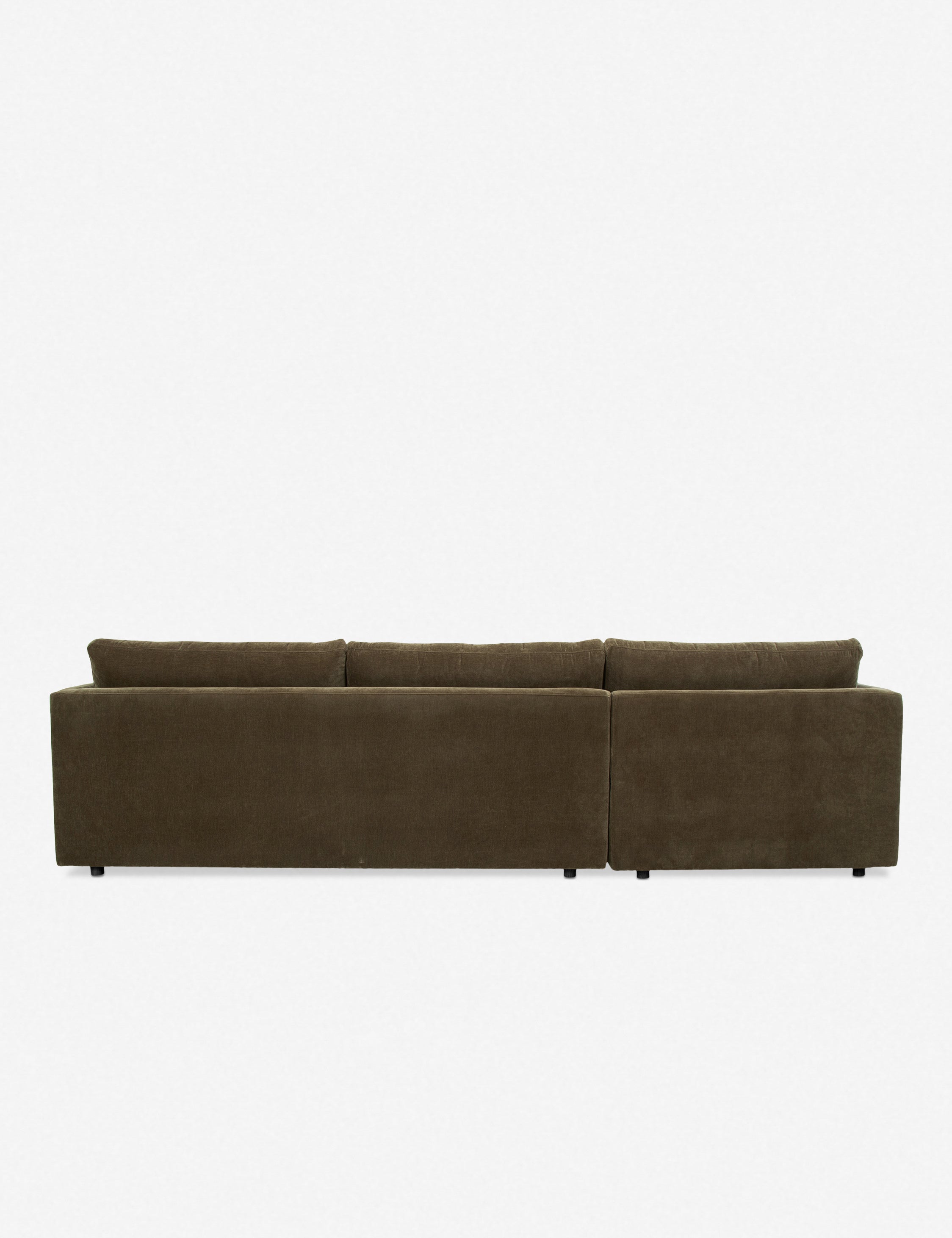 Modern Fairfield Sectional Sofa with Reversible Chaise - Comfortable L-Shaped Couch for Living Room, Family Room, or Home Theater - Soft Fabric Upholstery & Sturdy Wood Frame