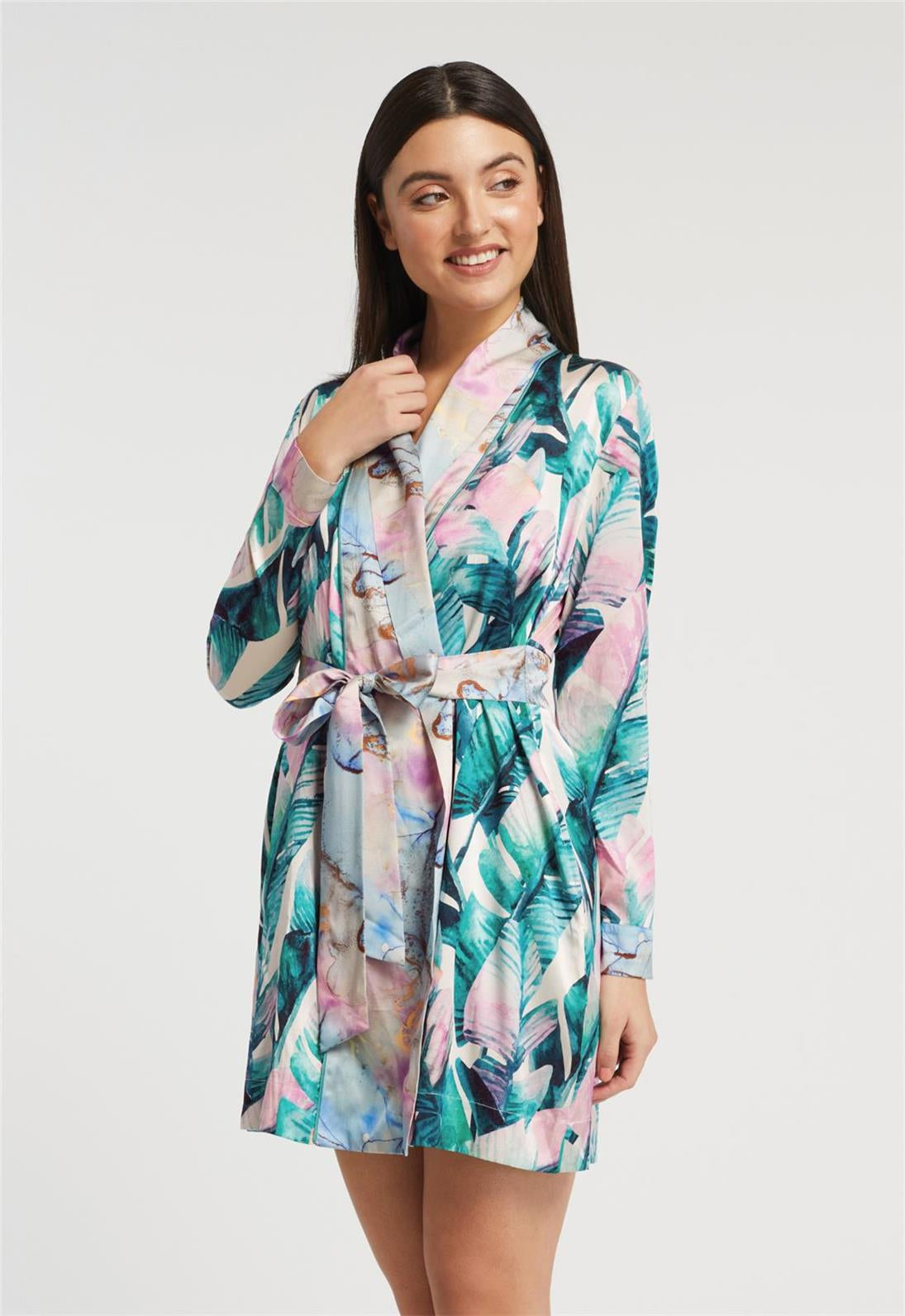 Beverly Hills Silk Cover Up By Inej - Luxury Women's Beach Kimono for Poolside, Vacation & Resort Wear