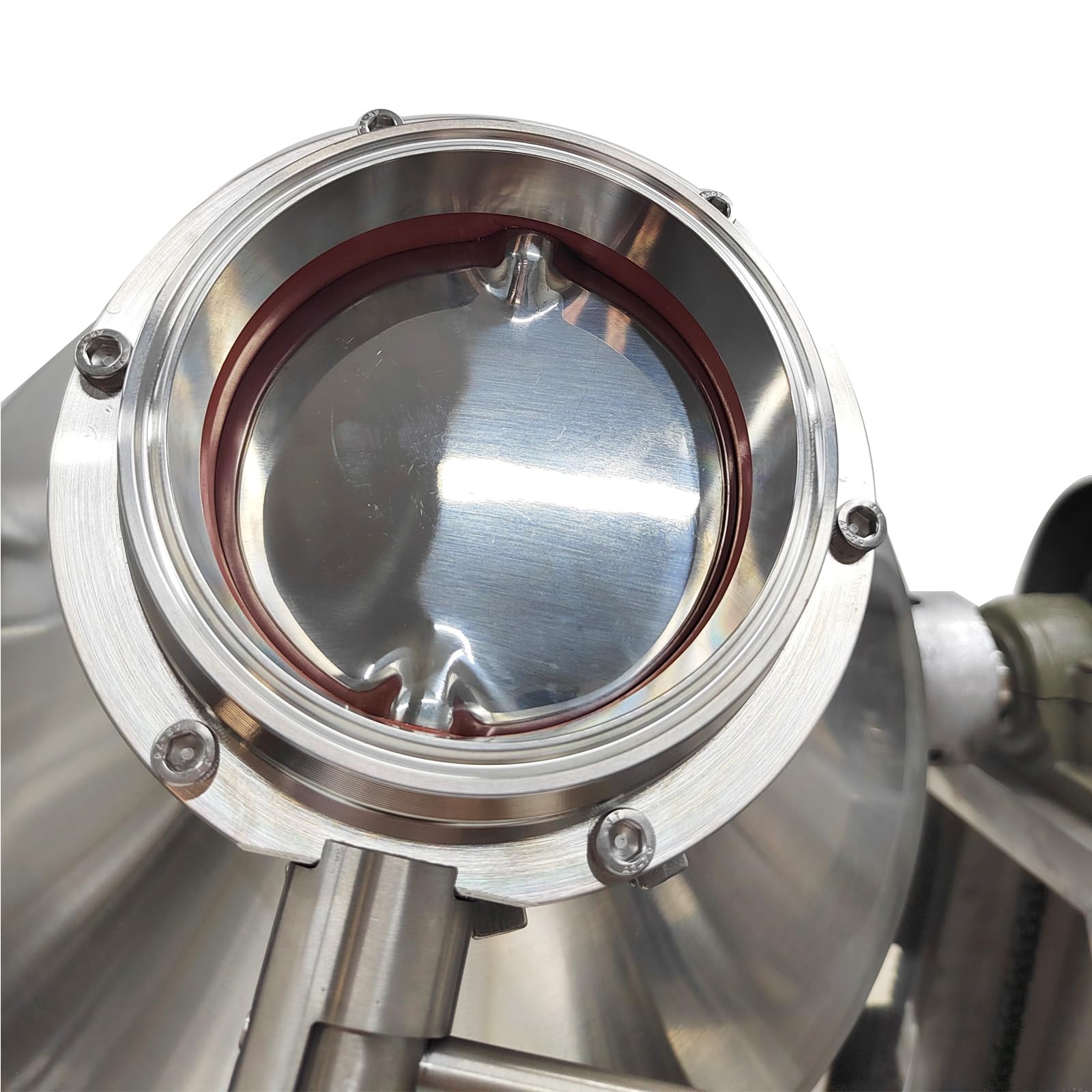 30L 360° Rotating Dry Powder Mixer - Metal Drum Particle Blender for Feed Granules & Metallurgy Powders | 110V 3KW Electric Mixing Machine | Ideal for Animal Feed Production & Industrial Powder Blending