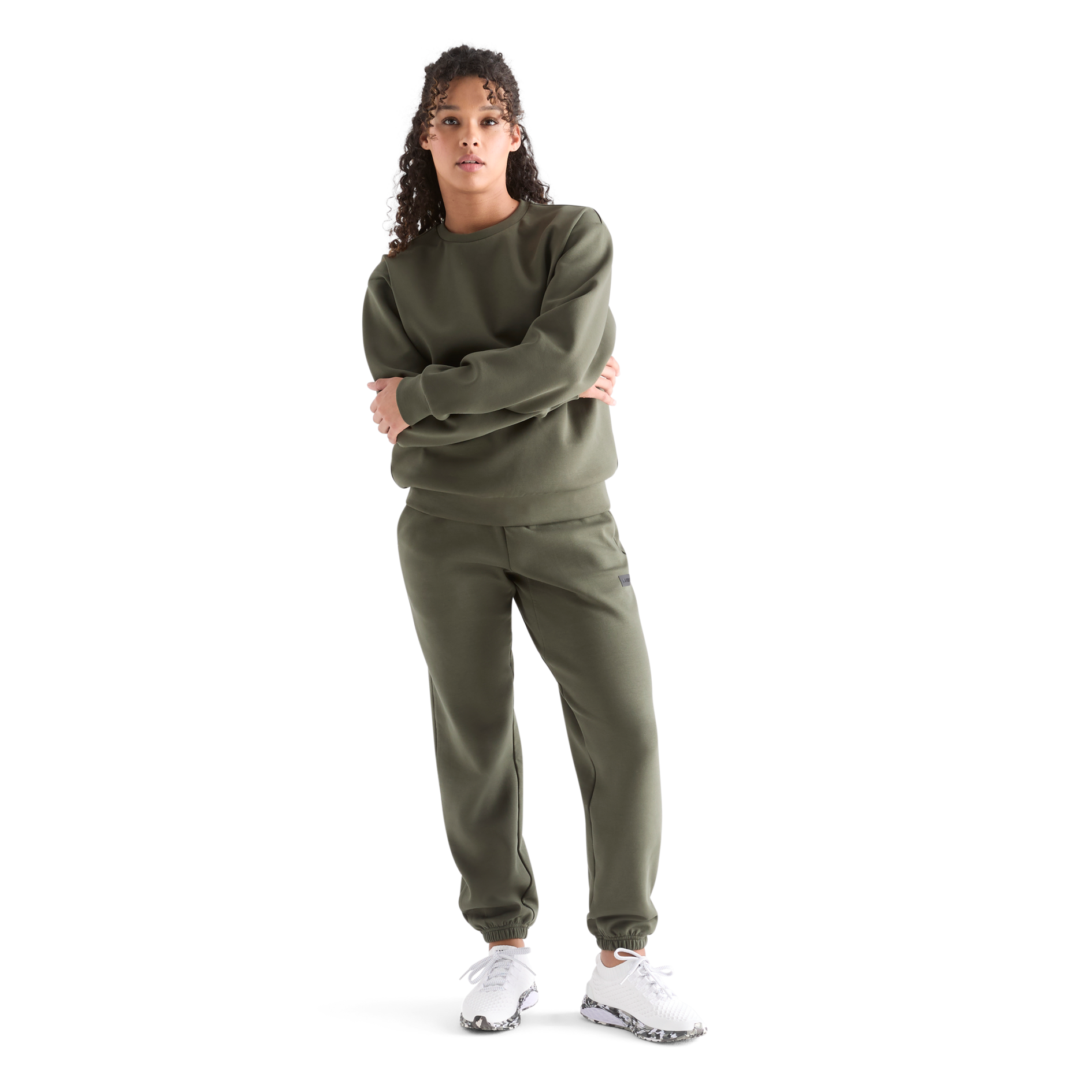 Women's All-Day Comfort Elements Crew Neck Sweatshirt - Soft Casual Pullover for Everyday Wear, Lounging & Errands